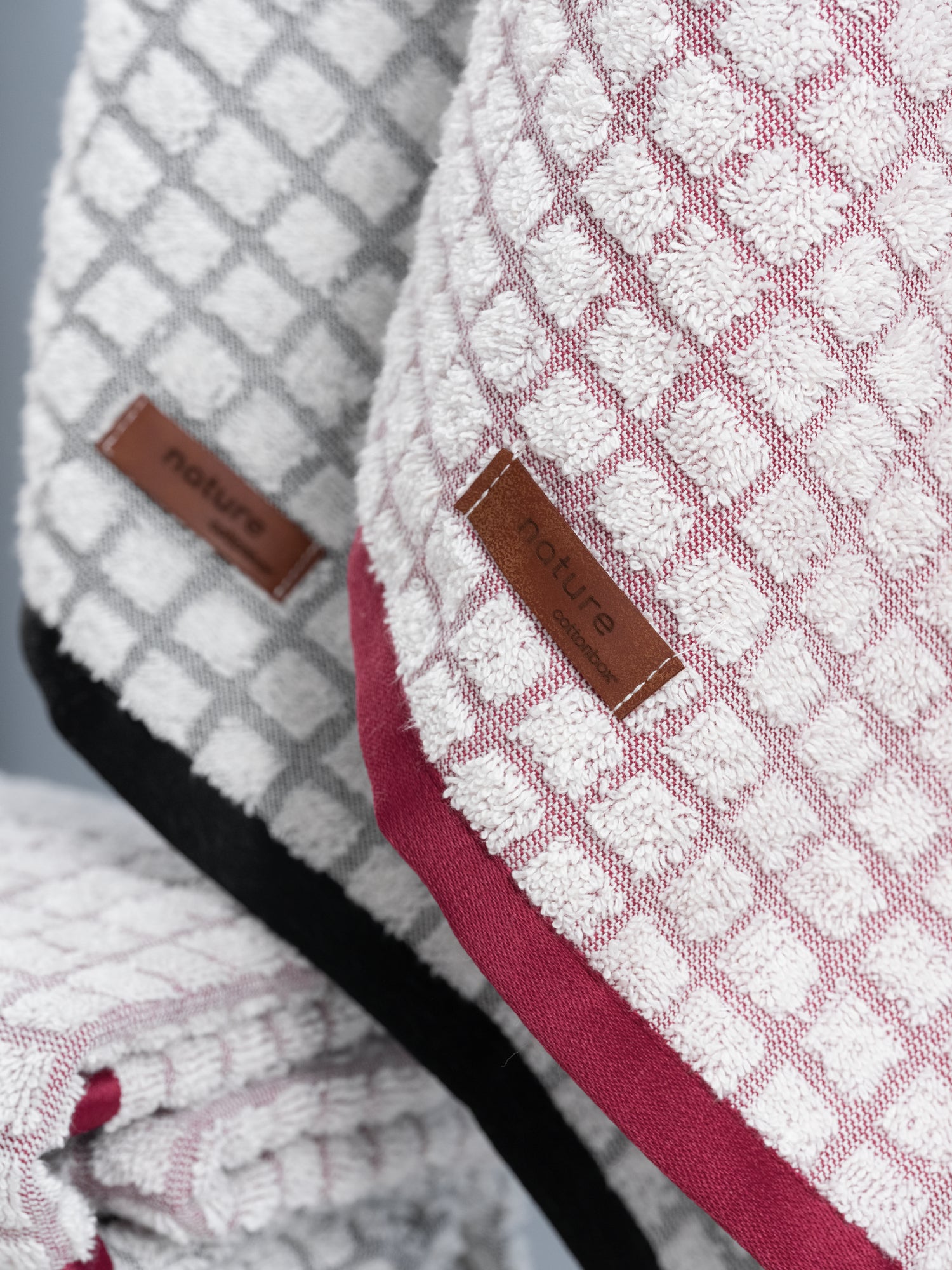 Комплект из 4 жаккардовых полотенец Cotton Box, 100% хлопок, 50x90