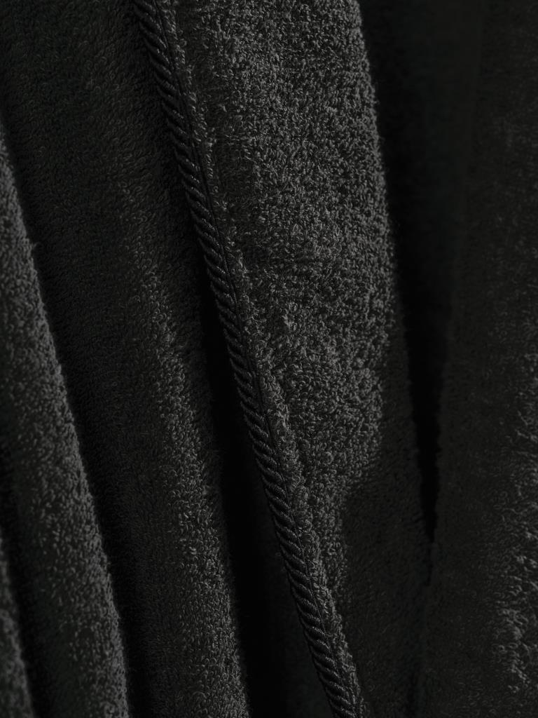 Cotton Box 100% Cotton Deluxe Single Bathrobe Set Anthracite L