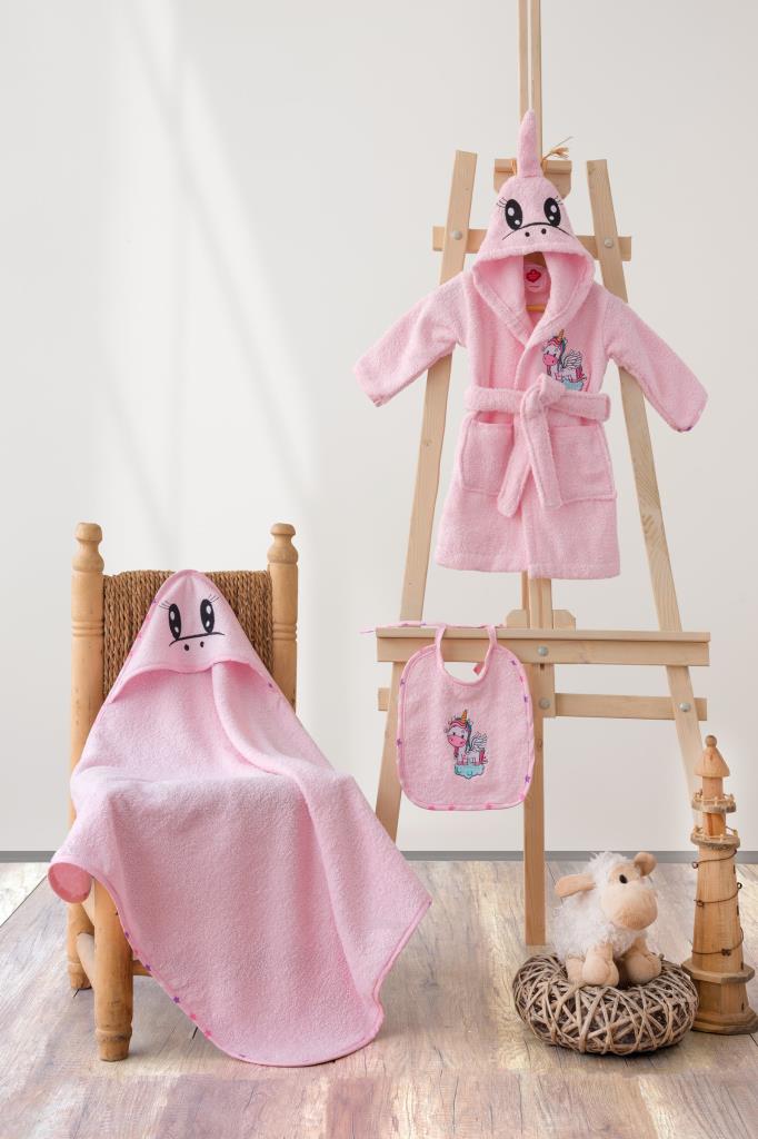 Детский набор для ванны Cotton Box Unicorn Pink