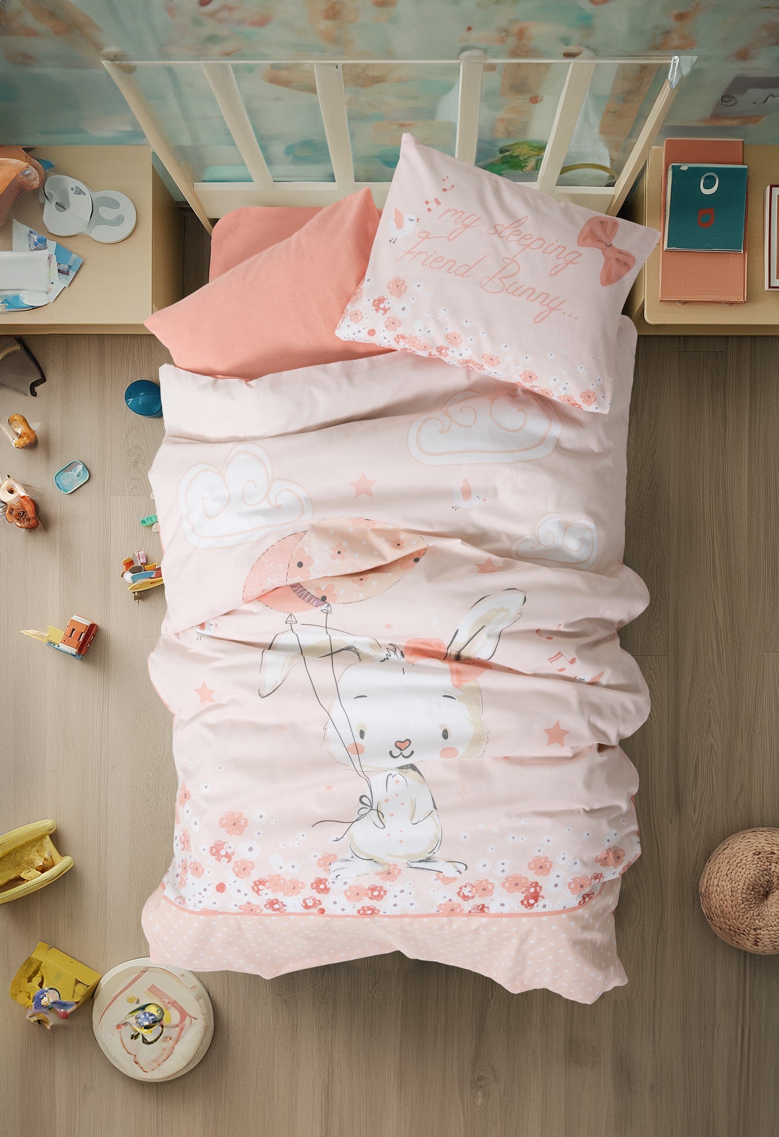 Cotton Box Baby Bedding Set Rapeti Salmon