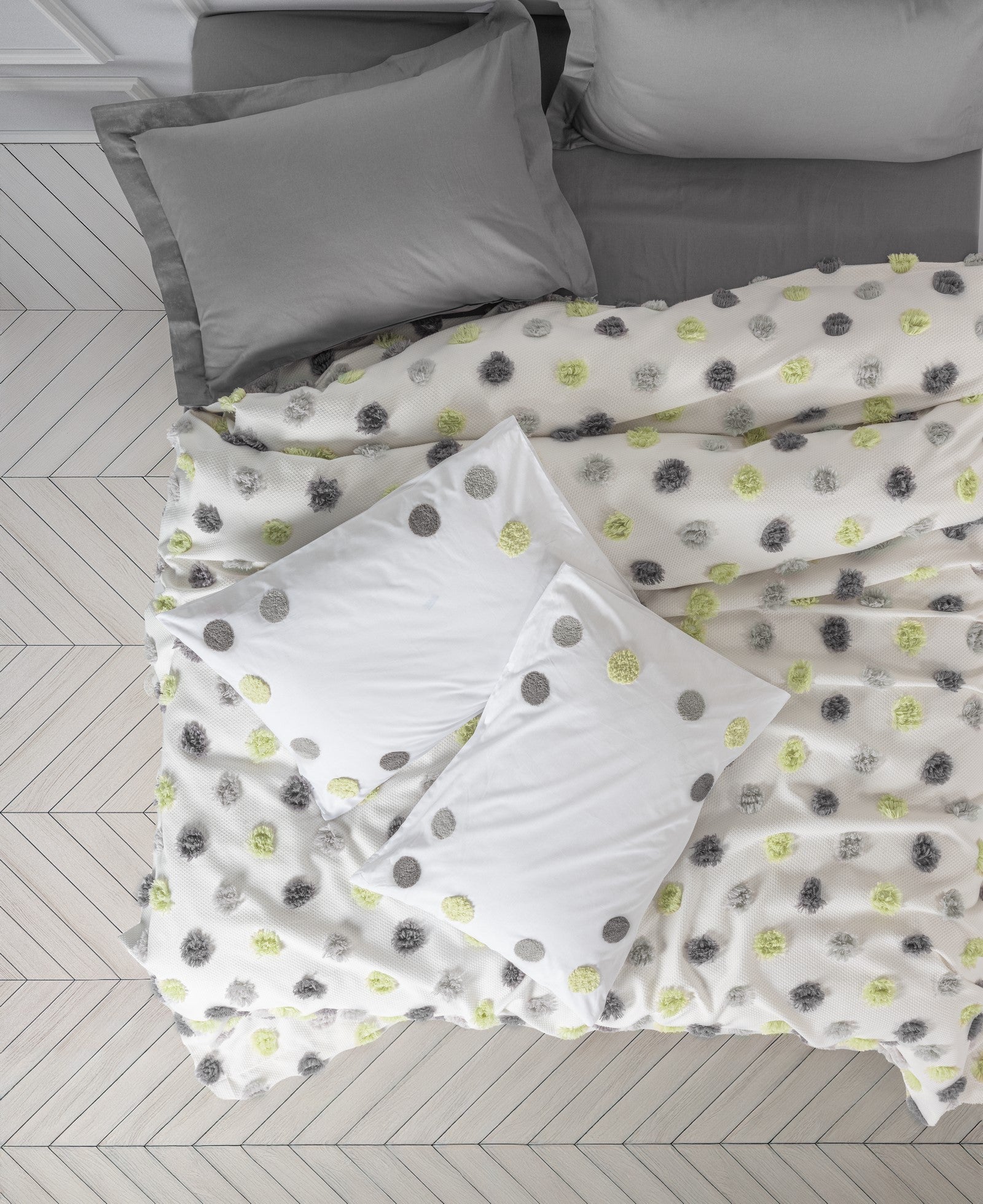 Cotton Box Bonny Double Pique Set Leroy Gray