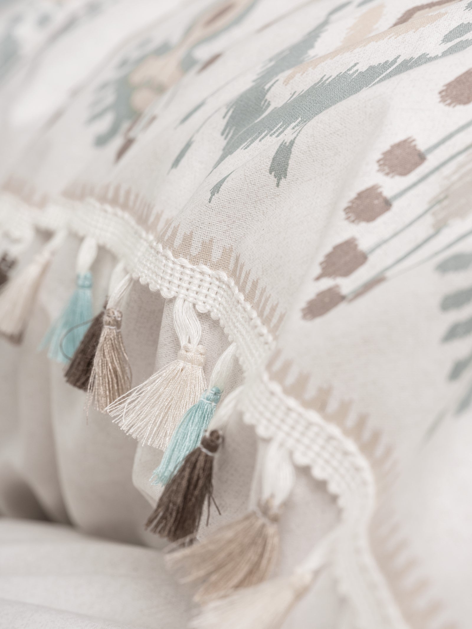 Cotton Box Candy Double Duvet Cover Set Asilo Brown