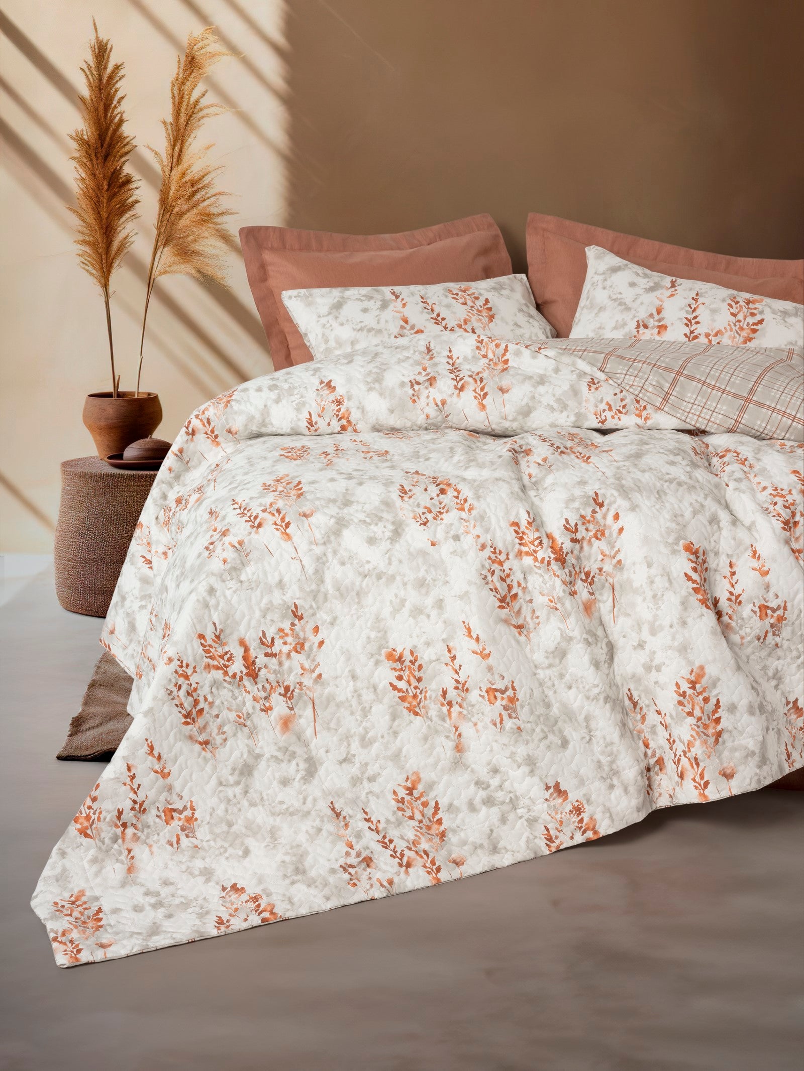 Cotton Box Double Complete Set Laminate Cinnamon