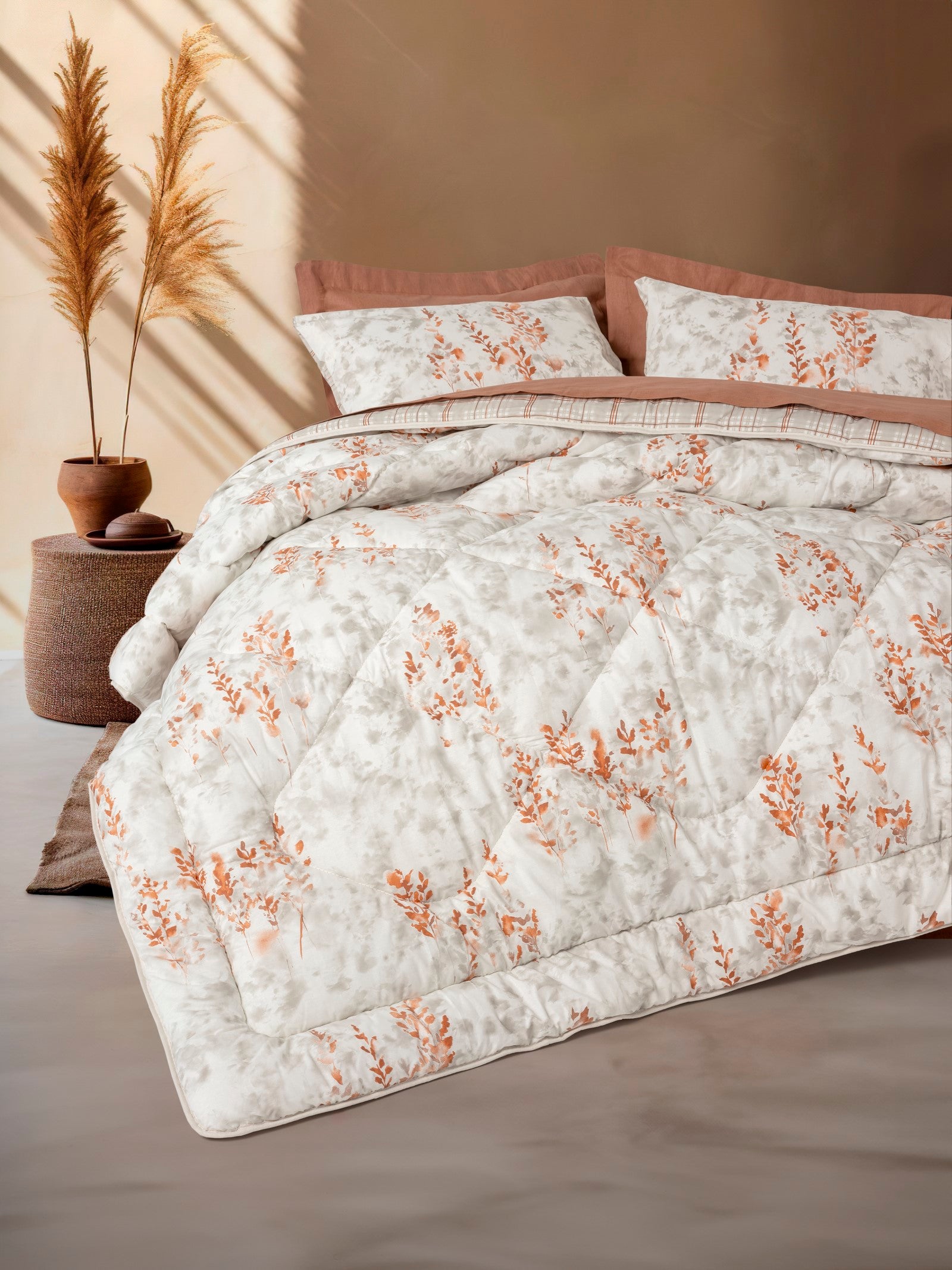 Cotton Box Double Sleeping Set Lamina Cinnamon