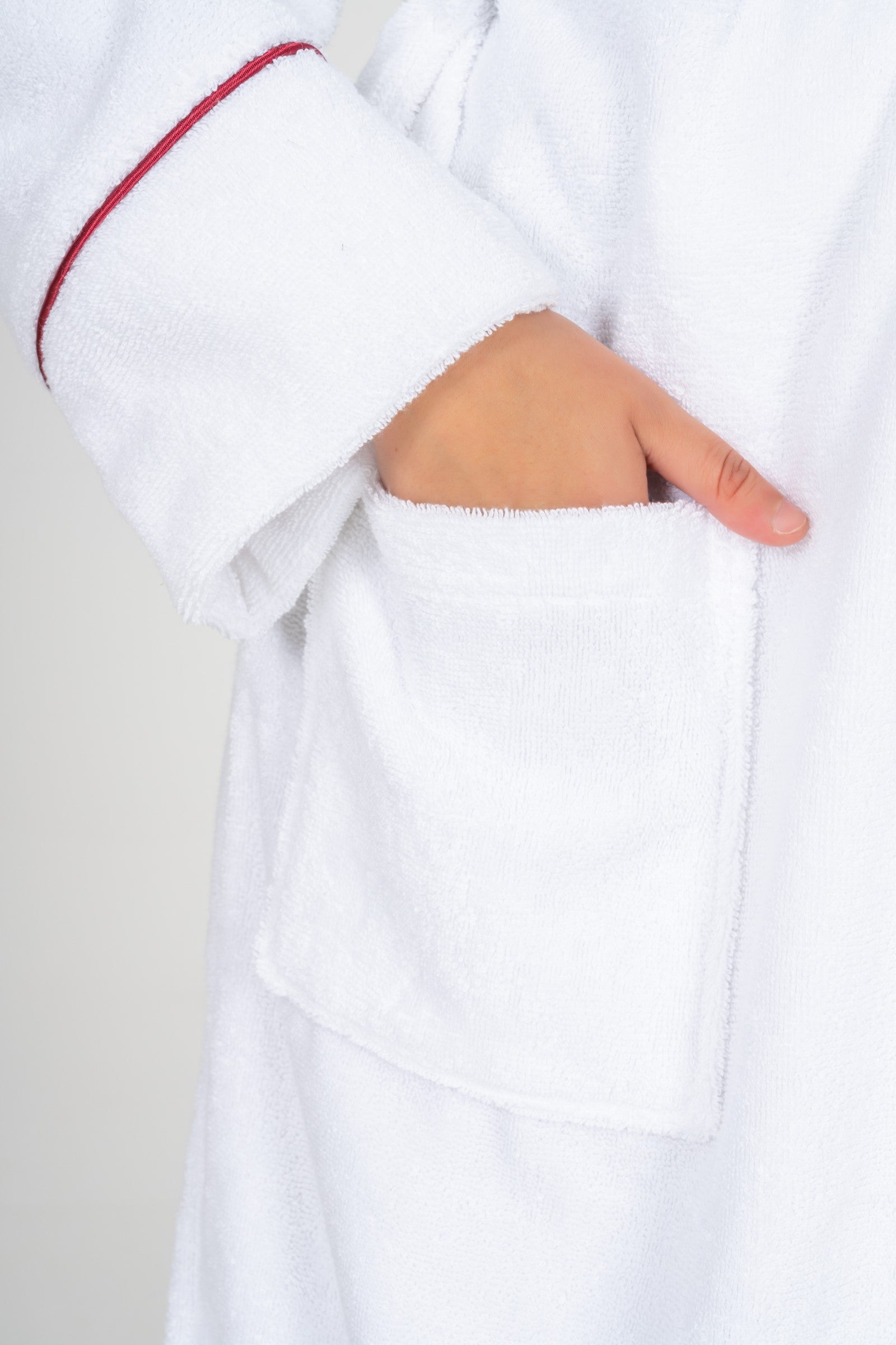 Cotton Box Classic Bathrobe Set Helya White Unisex M/L