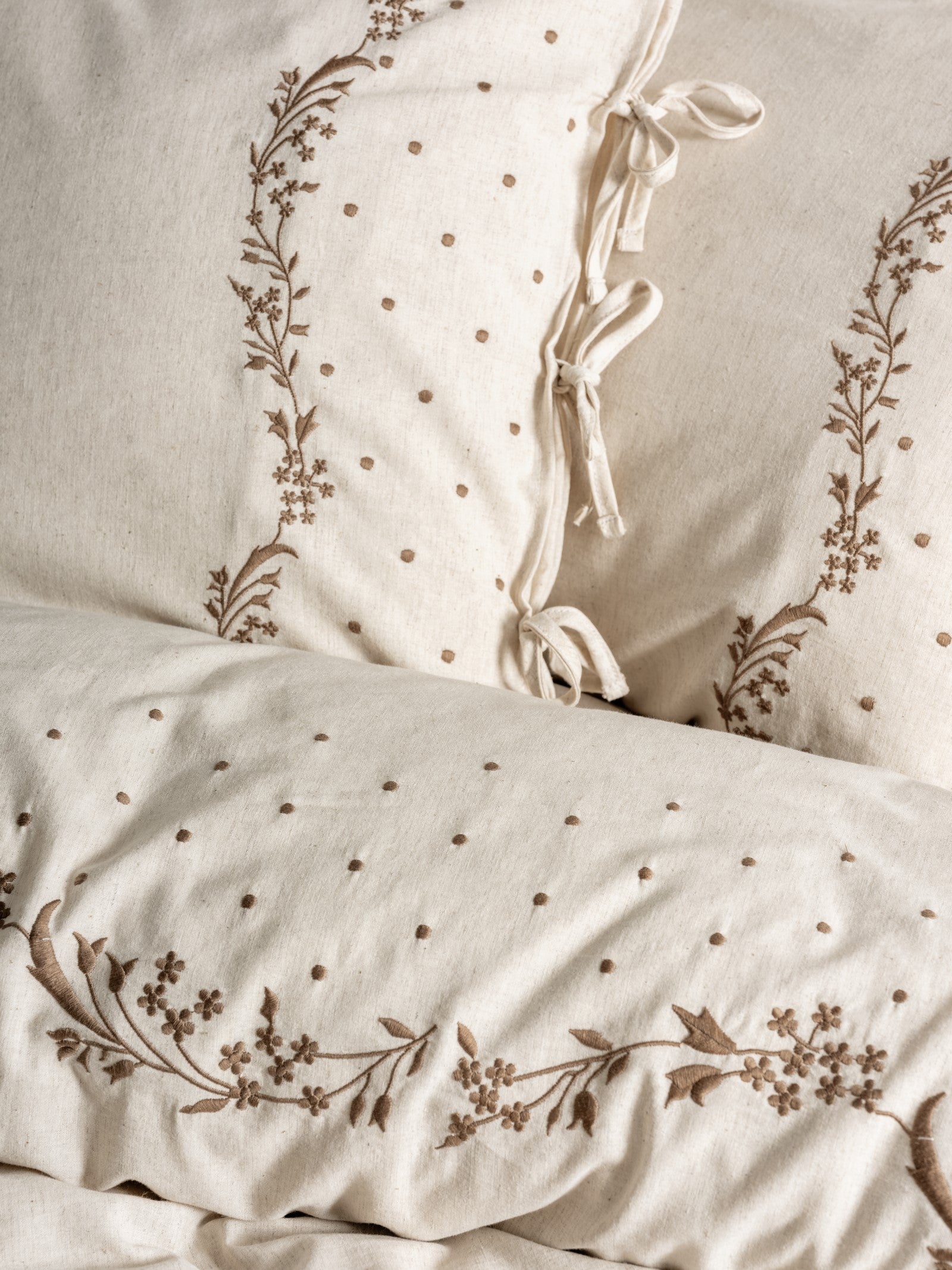 Cotton Box Cotton Linen Double Duvet Cover Set Pelias