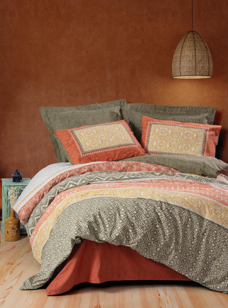 Cotton Box Ethnic Single Duvet Cover Set Tuwa Tile