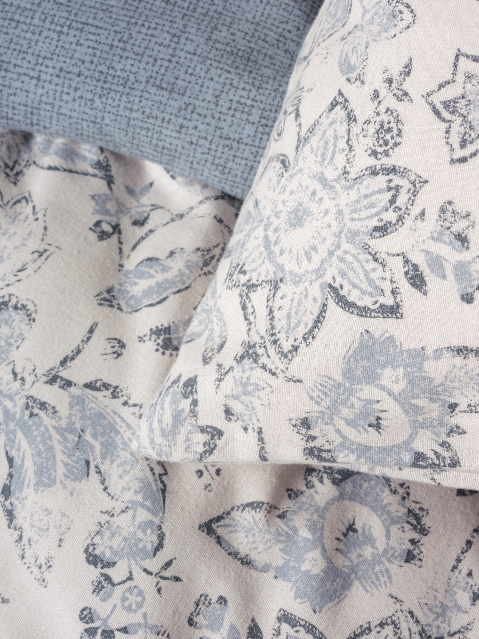 Cotton Box Flanel Çift Kişilik Nevresim Takımı Ruby Antrasit