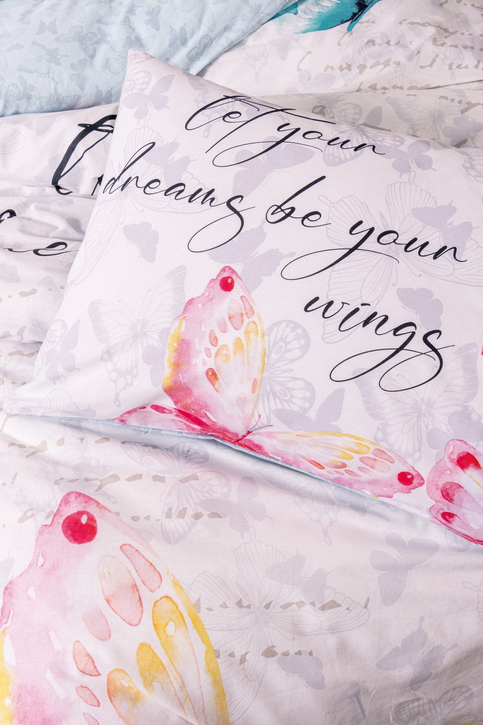 Cotton Box Genç Odası Tek Kişilik Nevresim Takımı Wings Mint