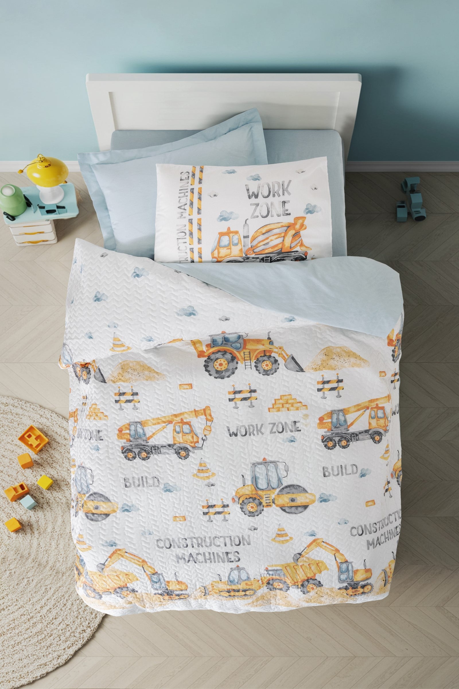 Cotton Box Junior Комплект для односпальной кровати Buildo Синий