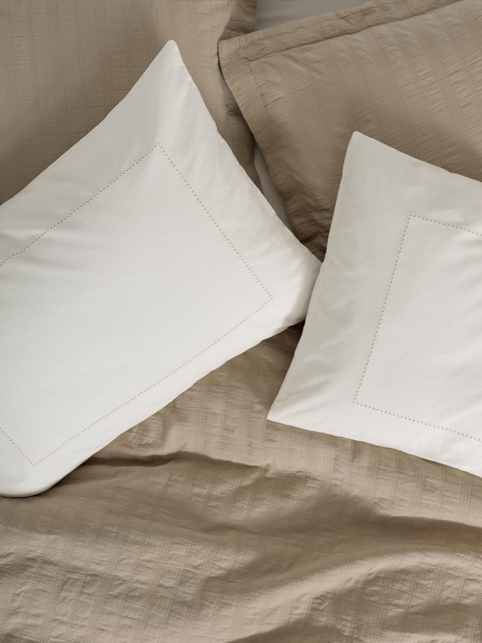 Cotton Box Natura Çift Kişilik Yatak Örtüsü/Pike Takımı Vilo Bej