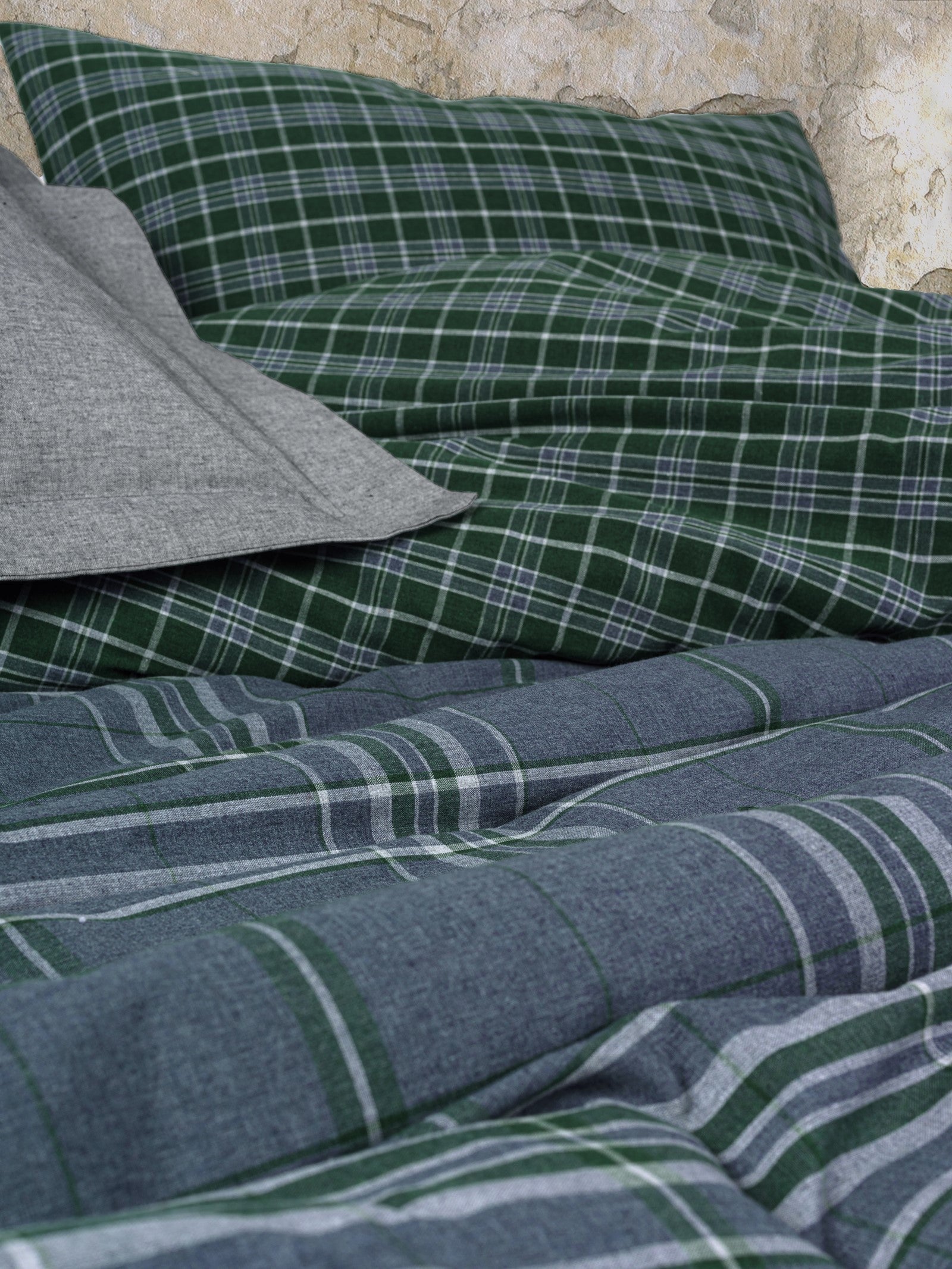 Cotton Box Natureforce Double Duvet Cover Set Isola Blue