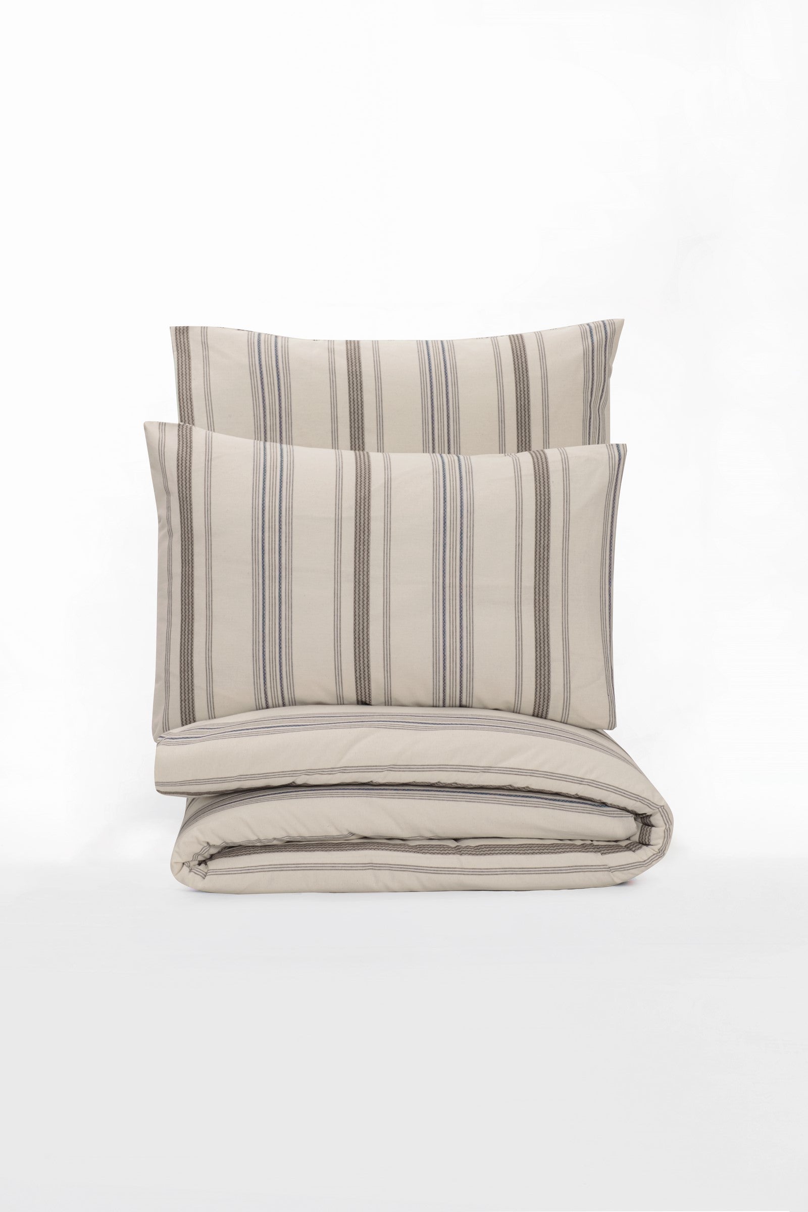 Cotton Box Natureforce Yarn Dyed Single Duvet Cover Set Neoma Mink