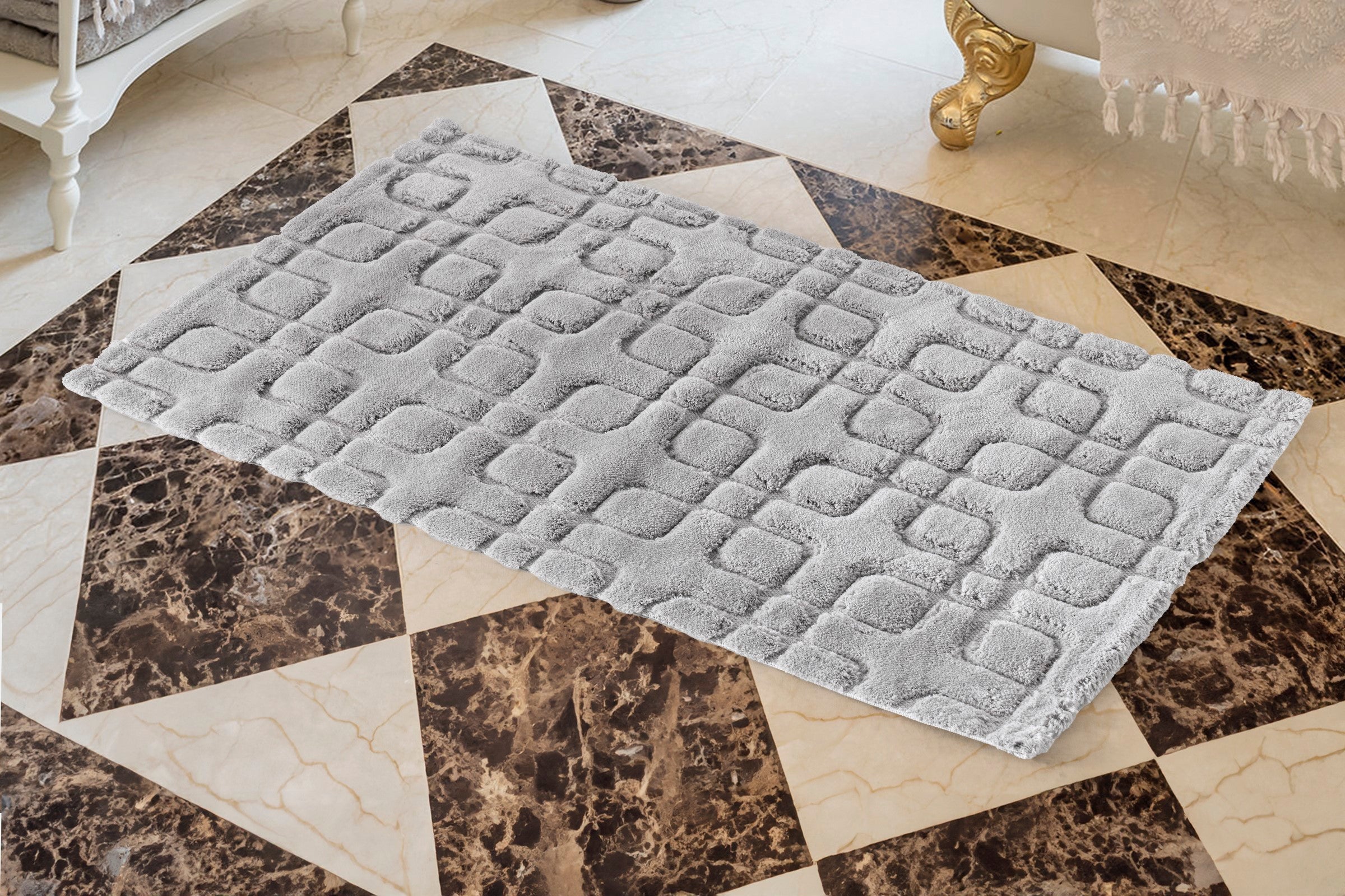 Швабра Cotton Box Cotton Mop Fila светло-серая 60x100