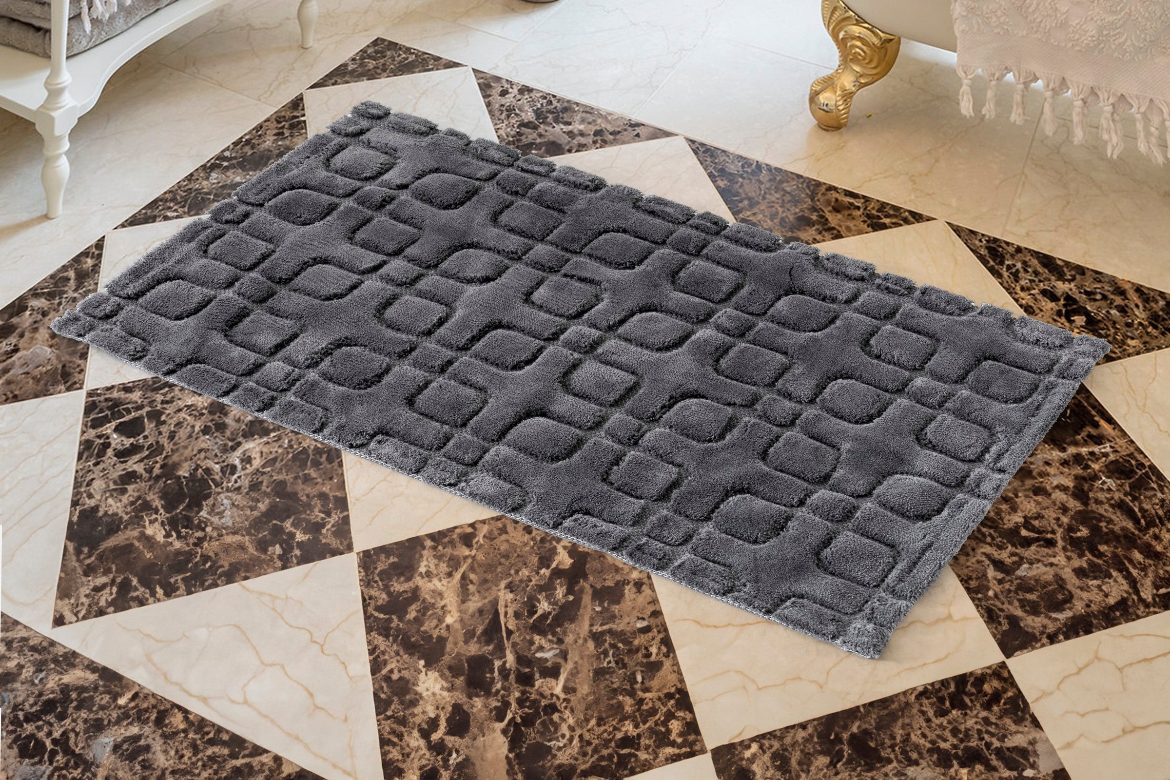 Швабра Cotton Box Cotton Mop Fila темно-серая 60x100