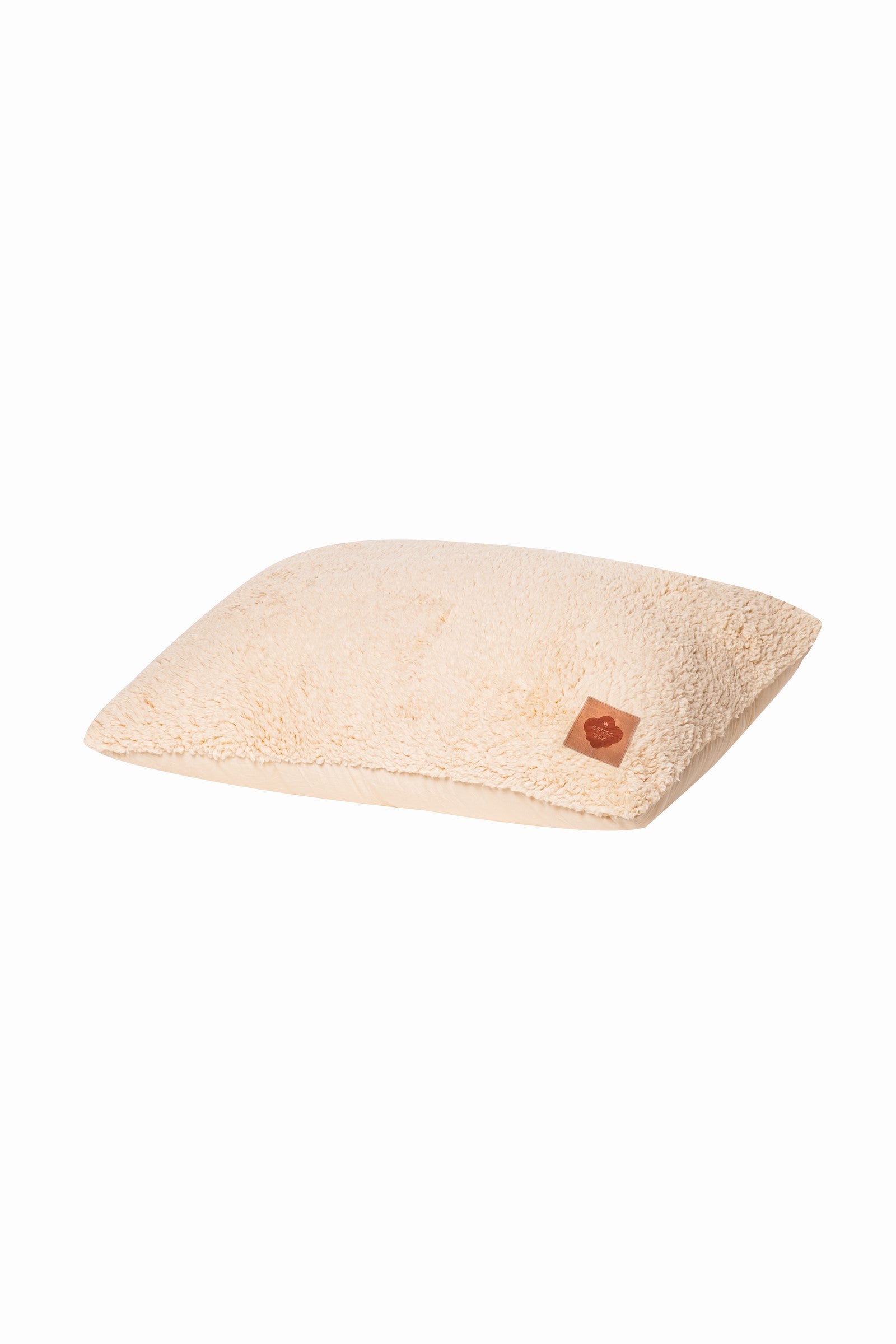 Cotton Box Plush Pillow Cream 50x70