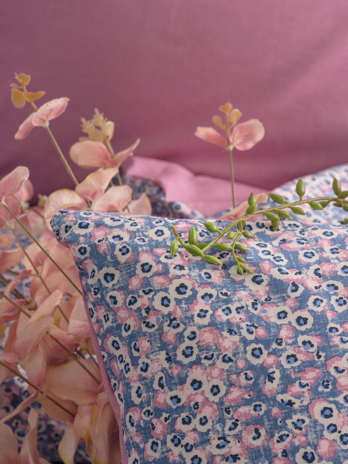 Комплект пододеяльников Cotton Box Petite с простыней на резинке, цвет Penny Rose, высушенный