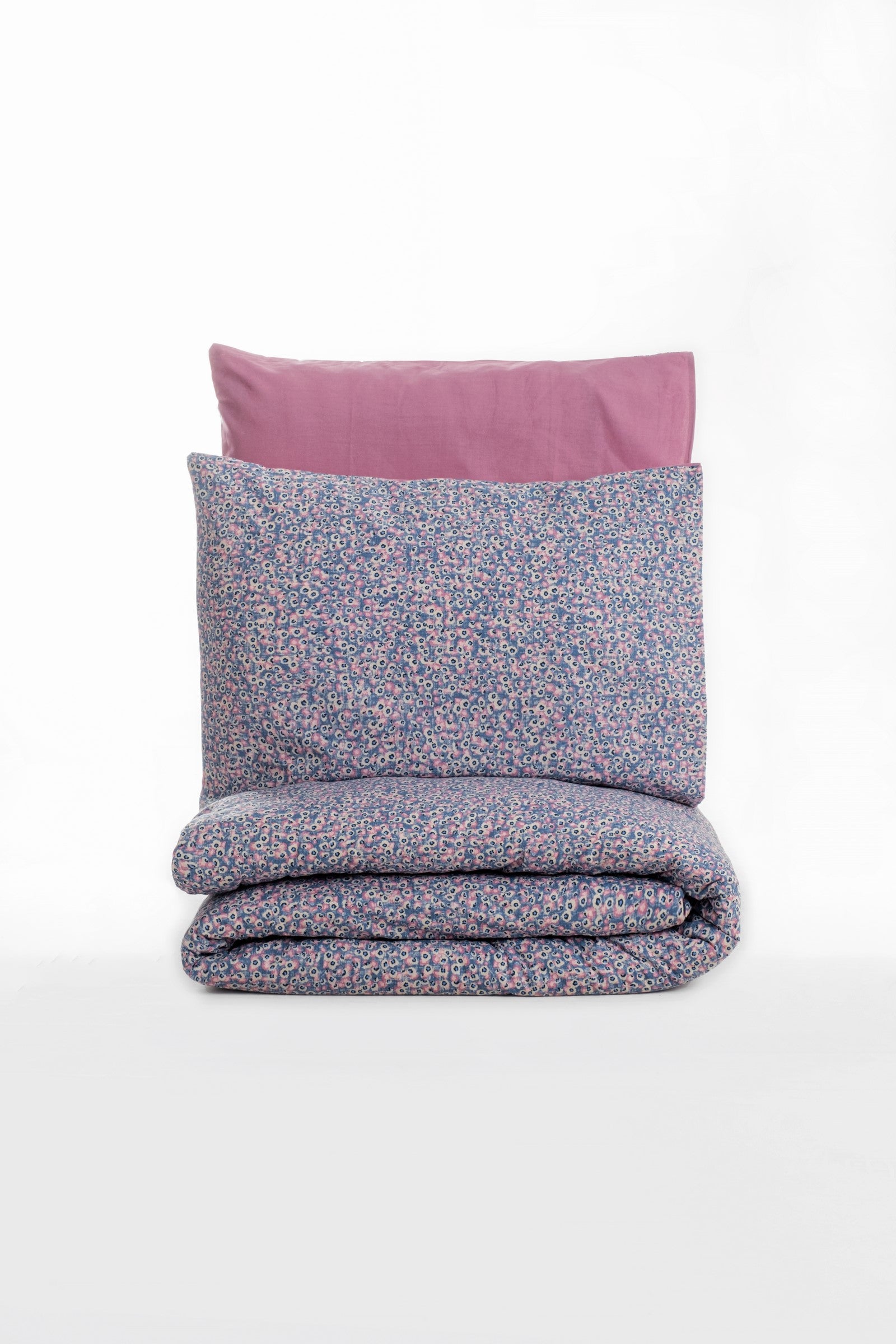 Cotton Box Petite Çift Kişilik Lastikli Çarşaflı Nevresim Takımı Penny Gül Kurusu