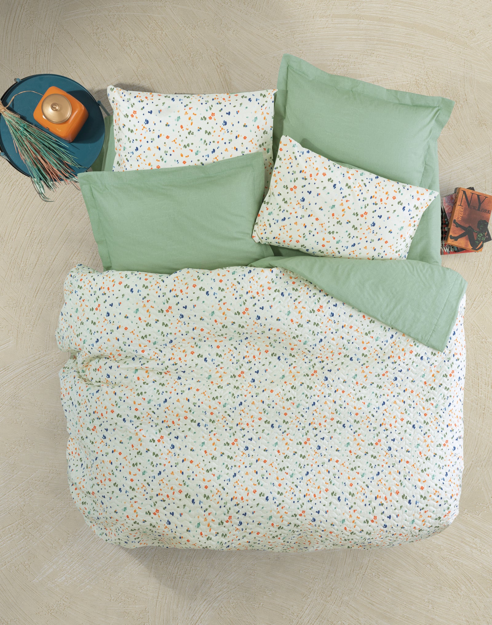 Cotton Box Petite Single Complete Set Lola Green