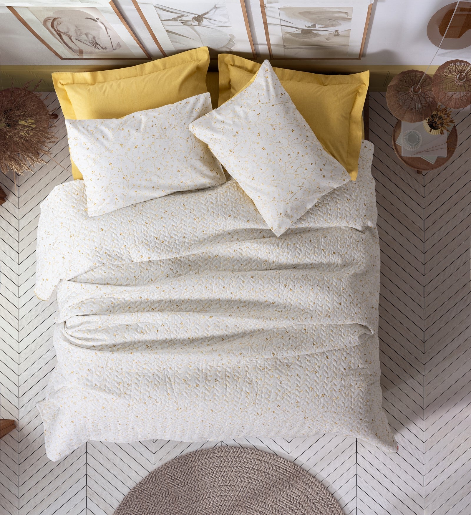 Cotton Box Petite Single Complete Set Tiny Mustard