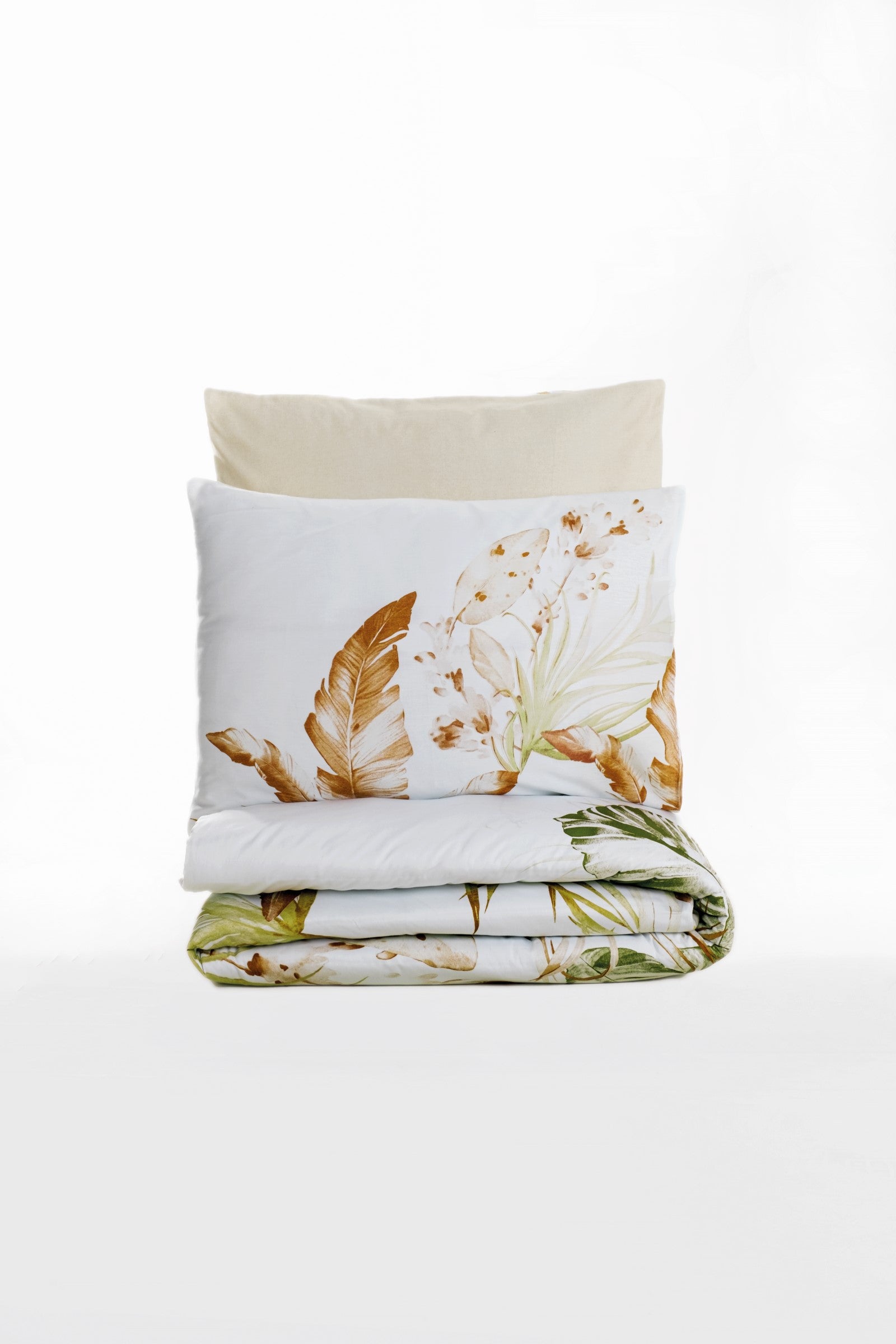 Cotton Box Saten Çift Kişilik Nevresim Takımı Luster Bej
