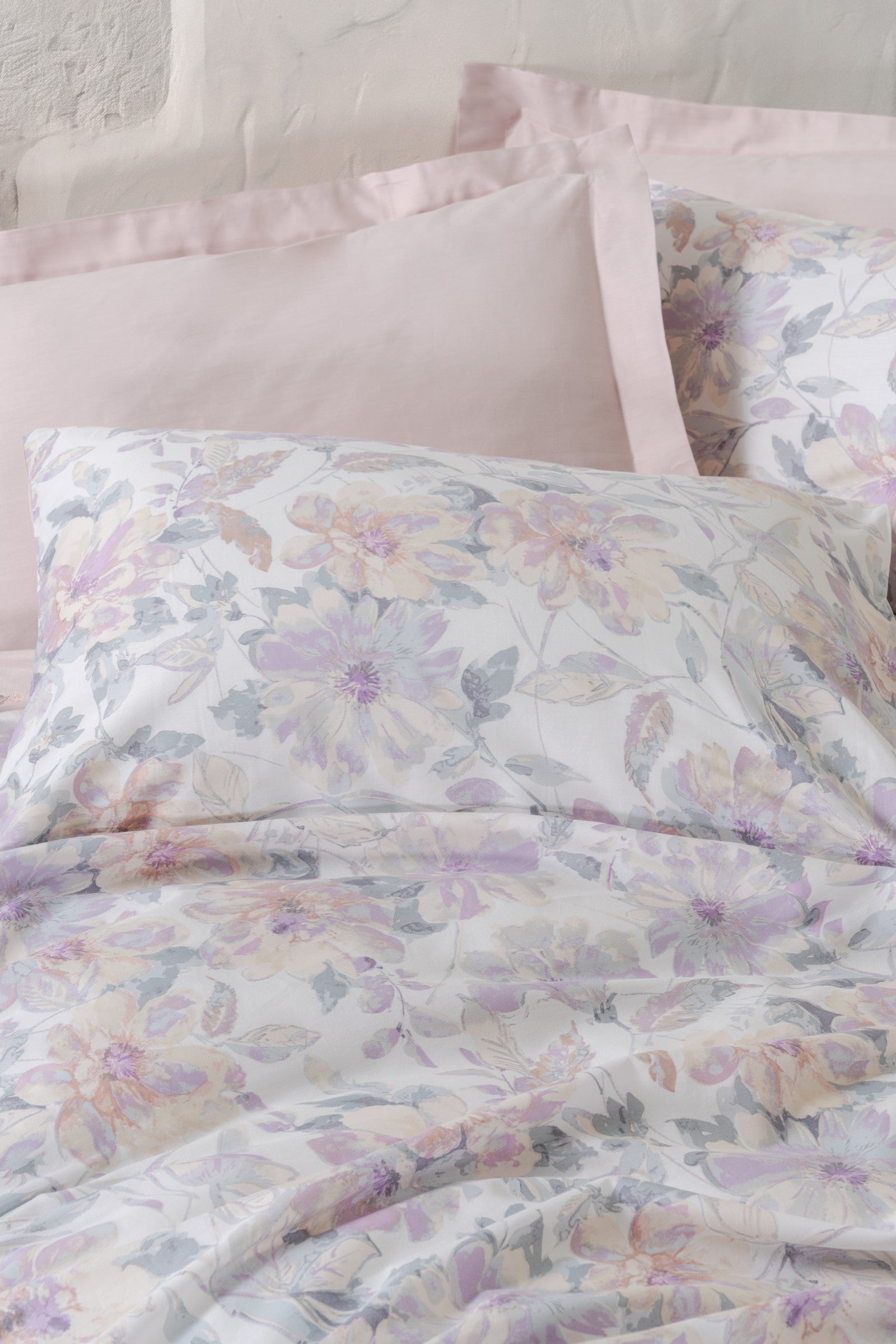 Cotton Box Saten Çift Kişilik Nevresim Takımı Maybelle Pudra