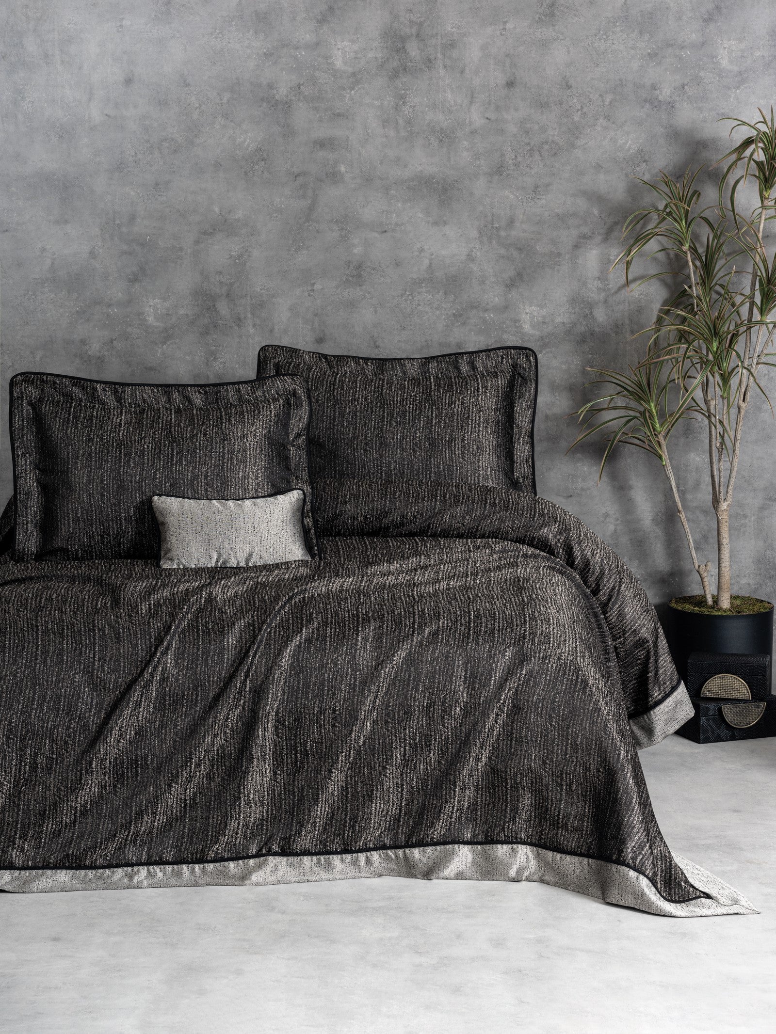 Двуспальное покрывало Cotton Box Smart Vivian Gray