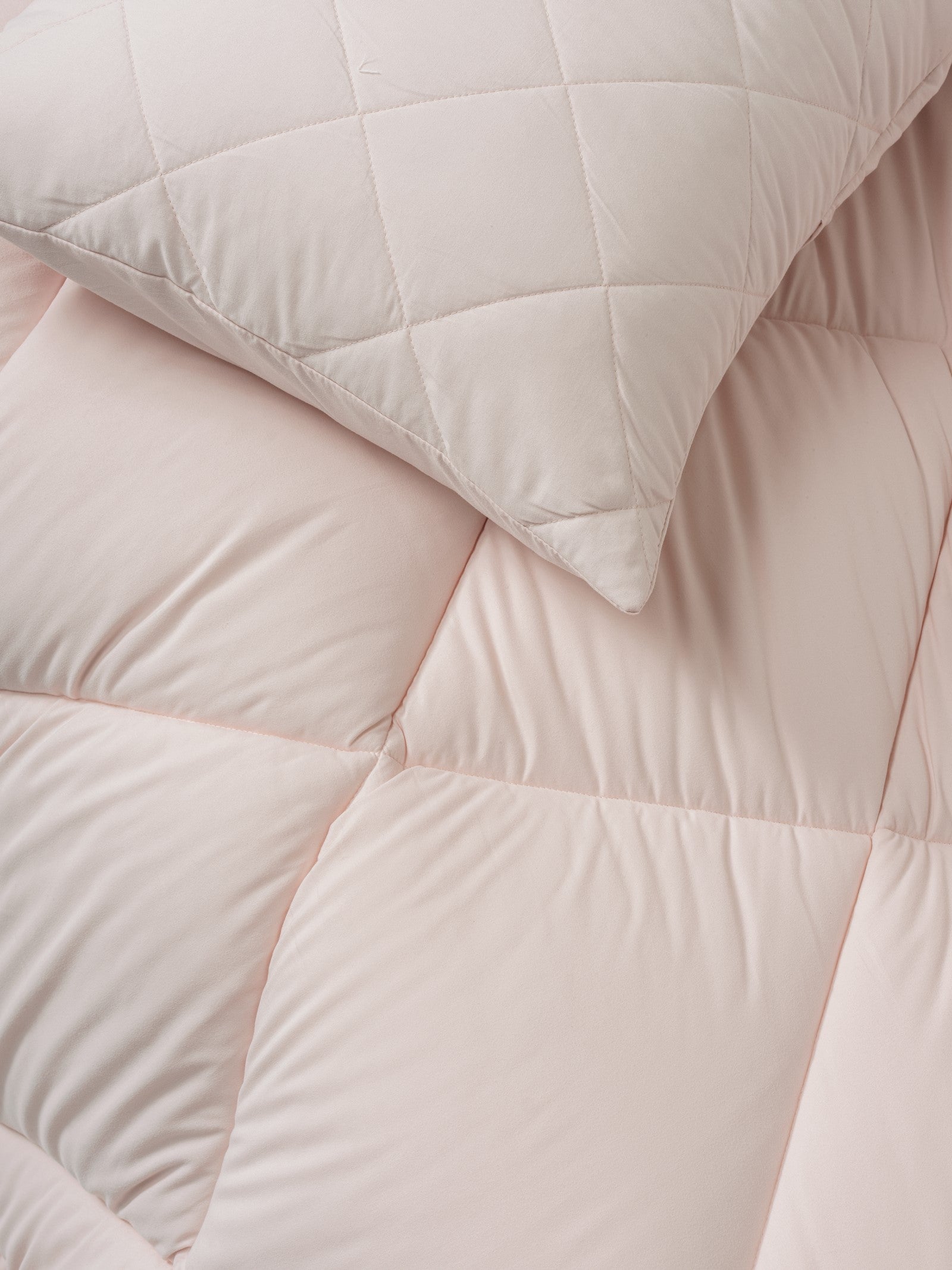 Cotton Box Softwash Double Duvet Set Pink 160x200 Fitted Sheet