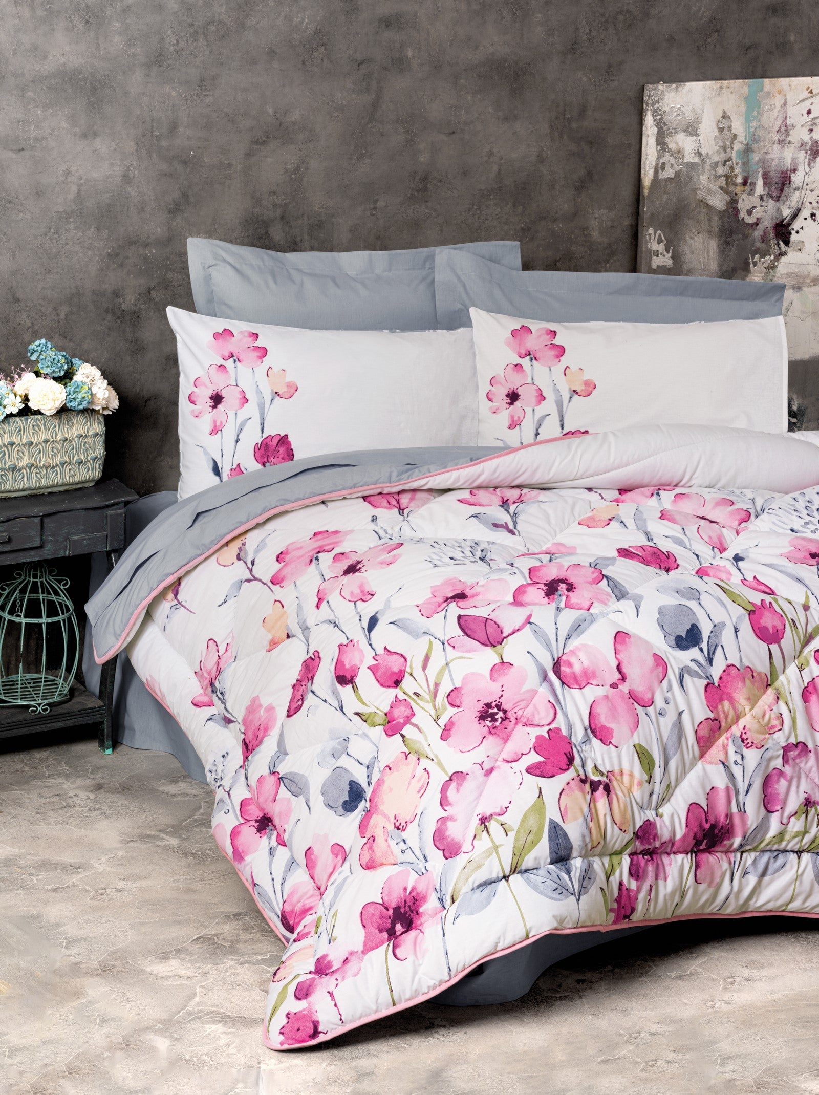 Cotton Box Single Sleeping Set Carla Gray