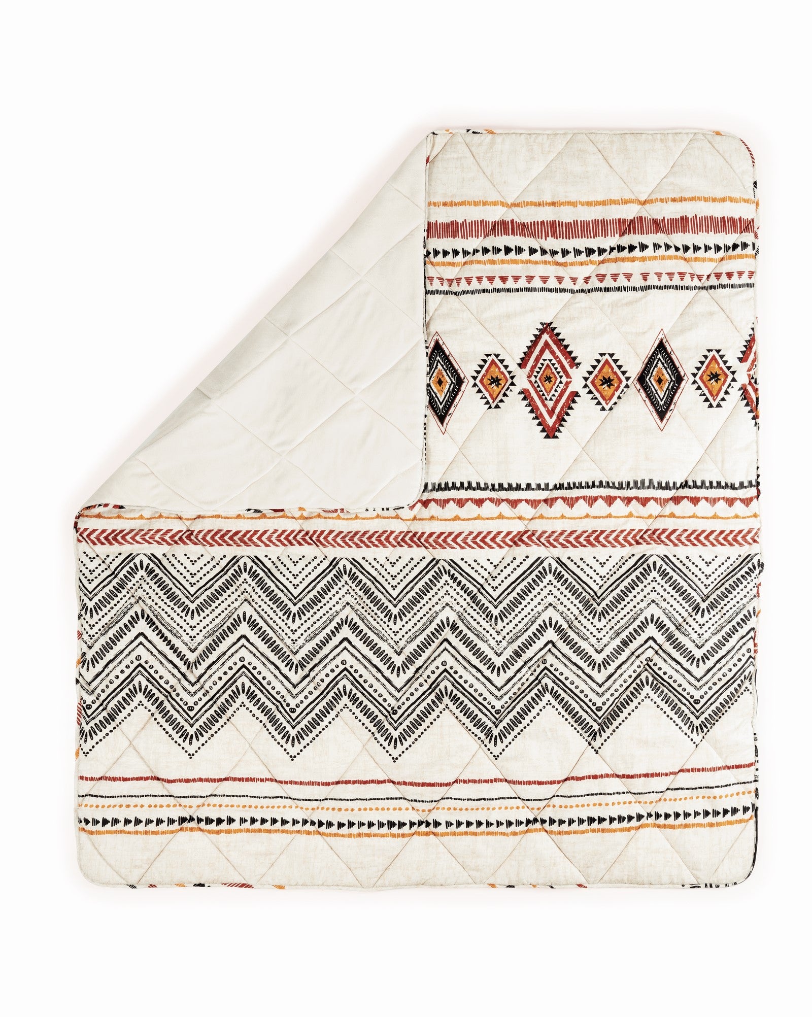 Cotton Box Velvet Double Quilt Felix Beige 195x215 cm