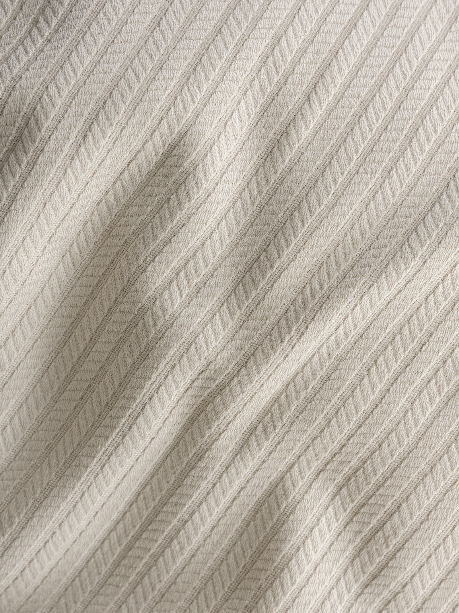 Cotton Box Vivid Double Pique Duvet Cover Set Flare Beige