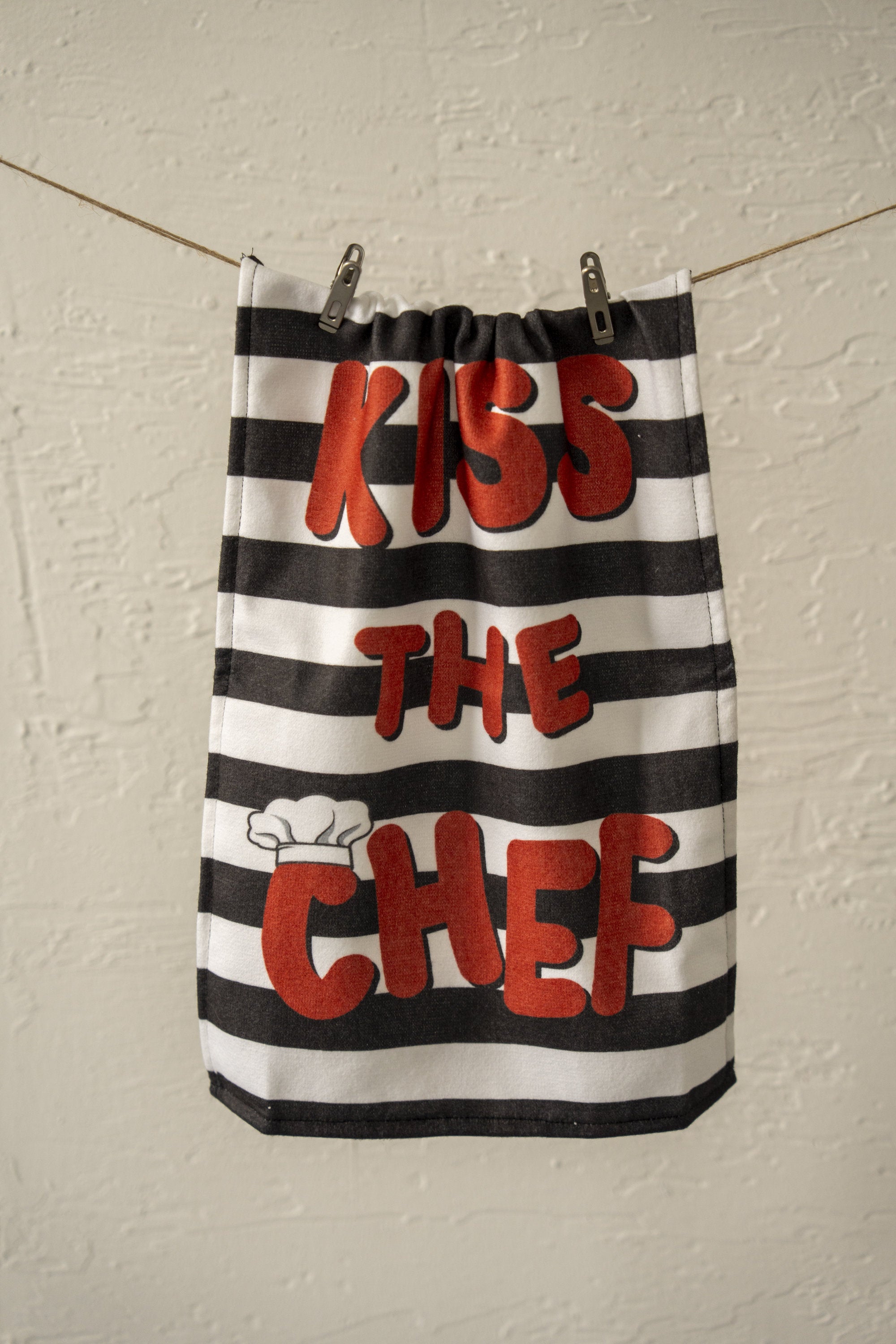 Cozy Home Cheer Kitchen Mutfak Havlusu Kiss the Chef