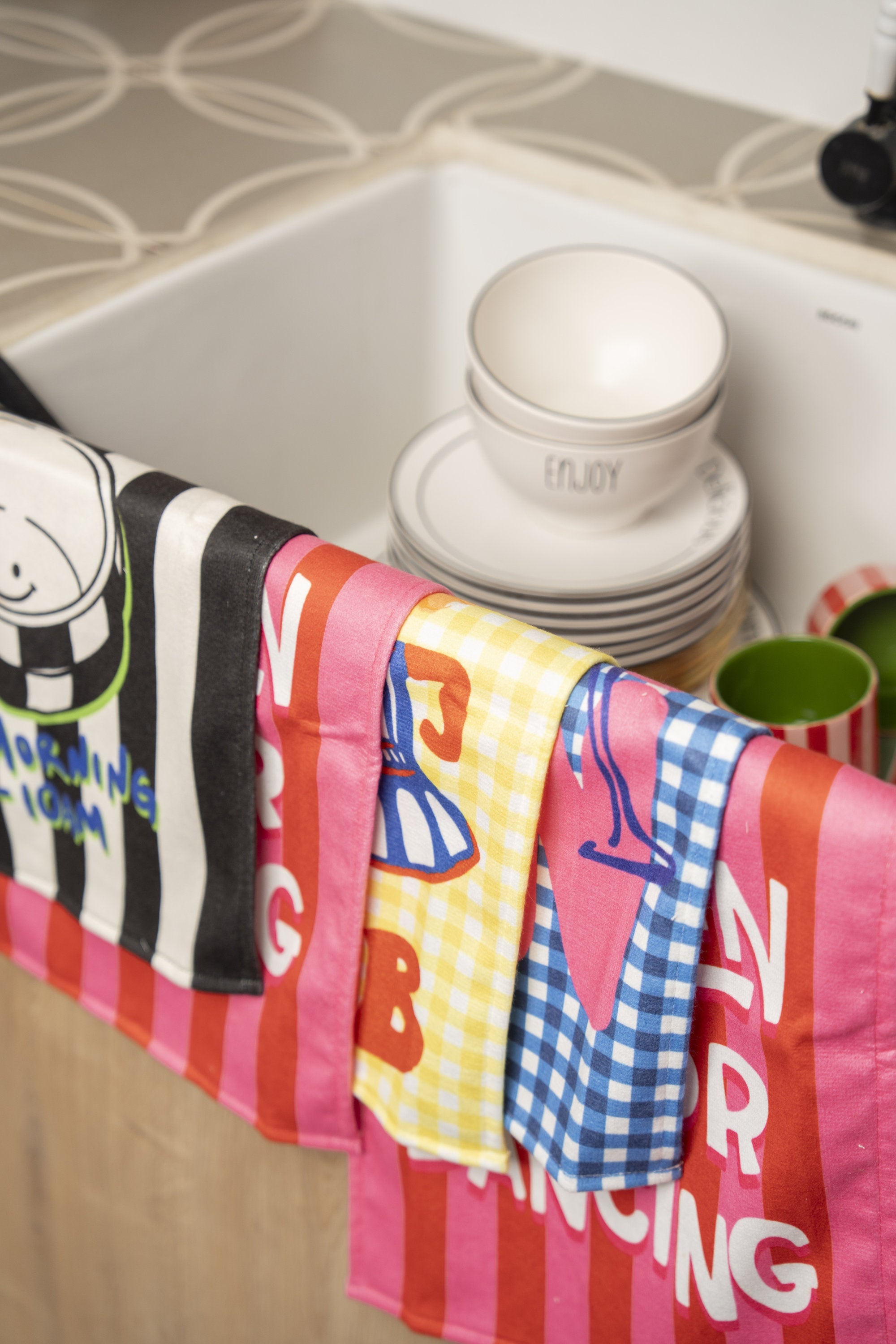 Cozy Home Cheer Kitchen Mutfak Havlusu Kiss the Chef