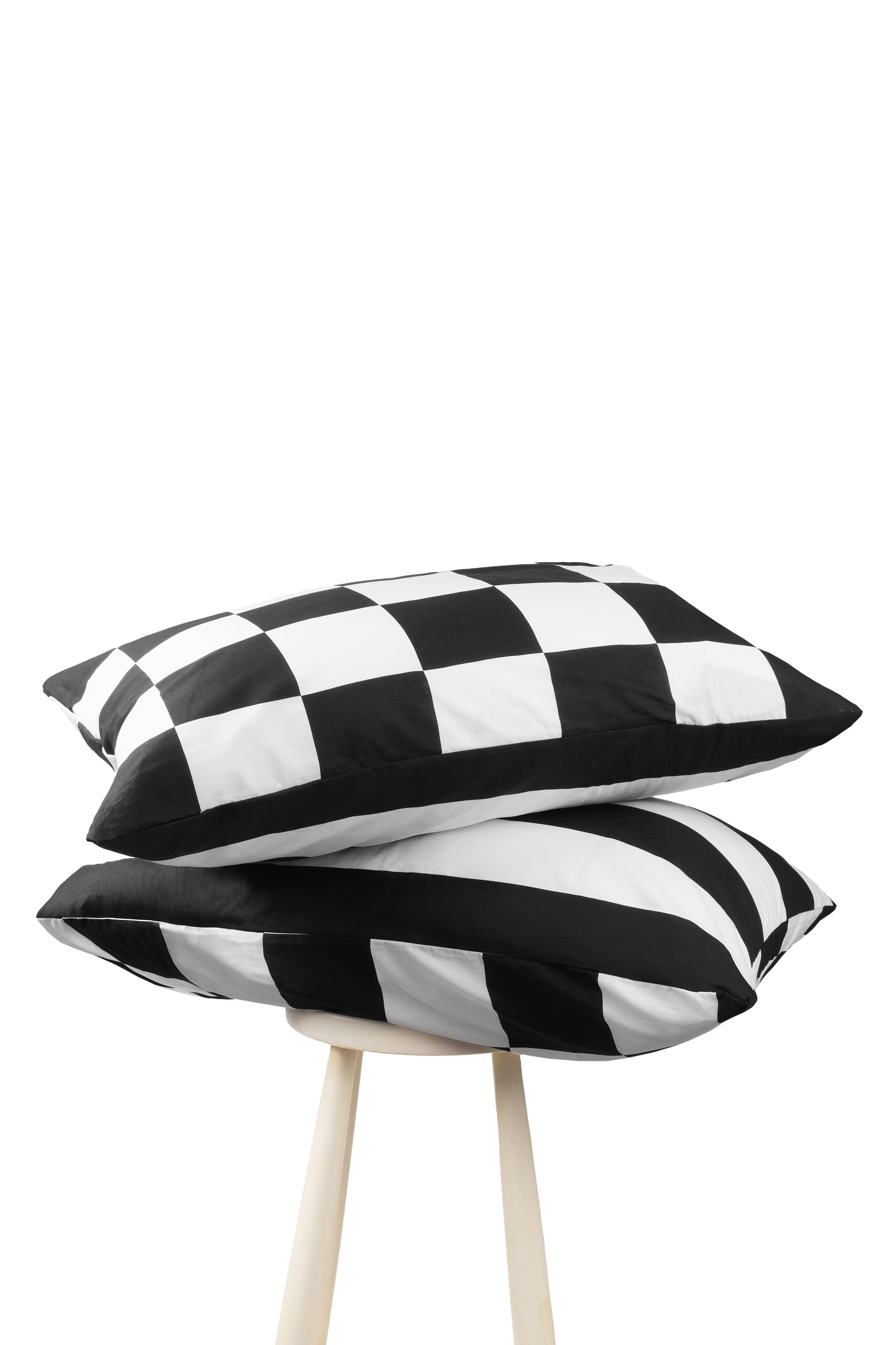 Cozy Home Mono Çift Taraflı Yastık Kılıfı Code Siyah 50x70