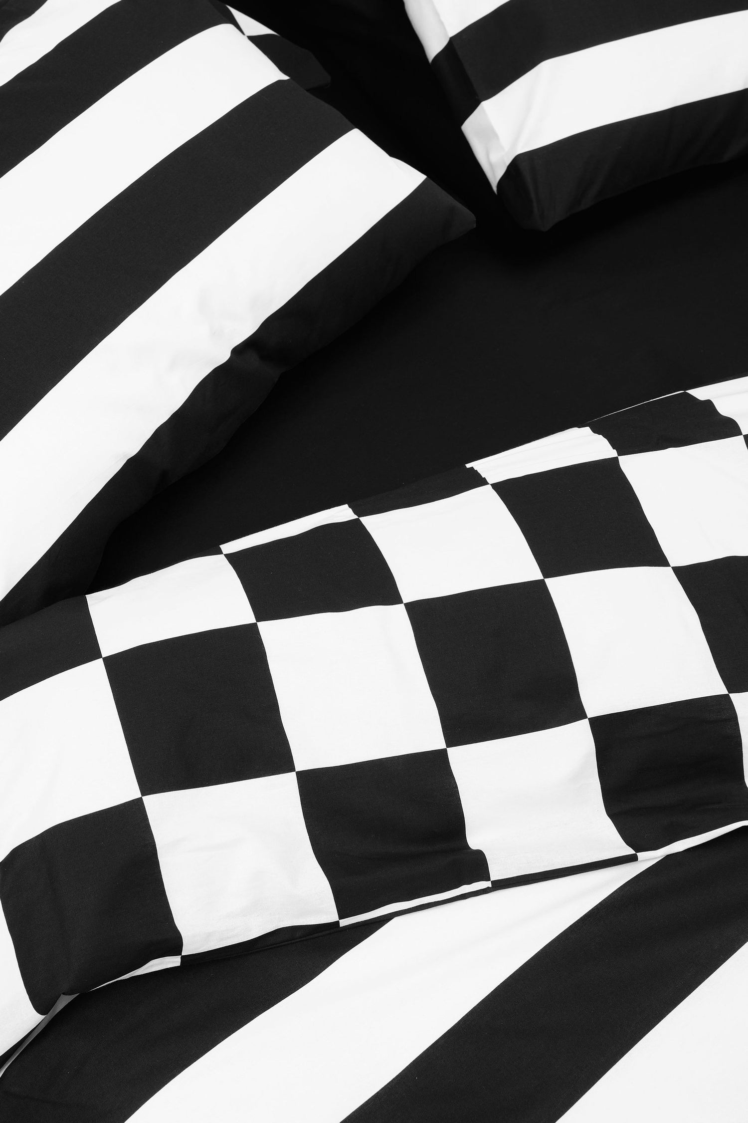 Cozy Home Mono Tek Kişilik Lastikli Çarşaflı Nevresim Takımı Code Siyah