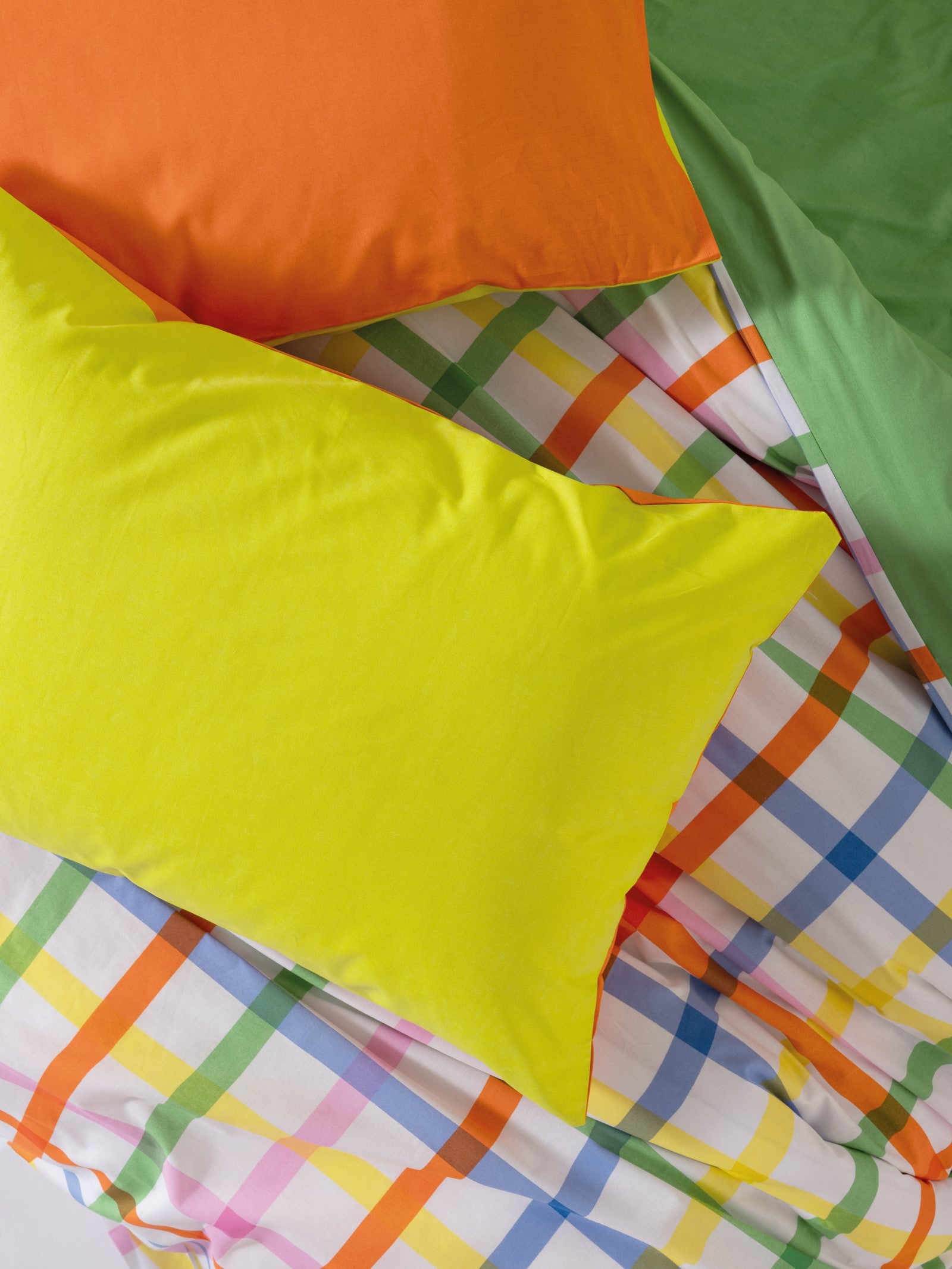 Cozy Home Popping Colors Tek Kişilik Lastikli Çarşaflı Nevresim Takımı Hype Yeşil