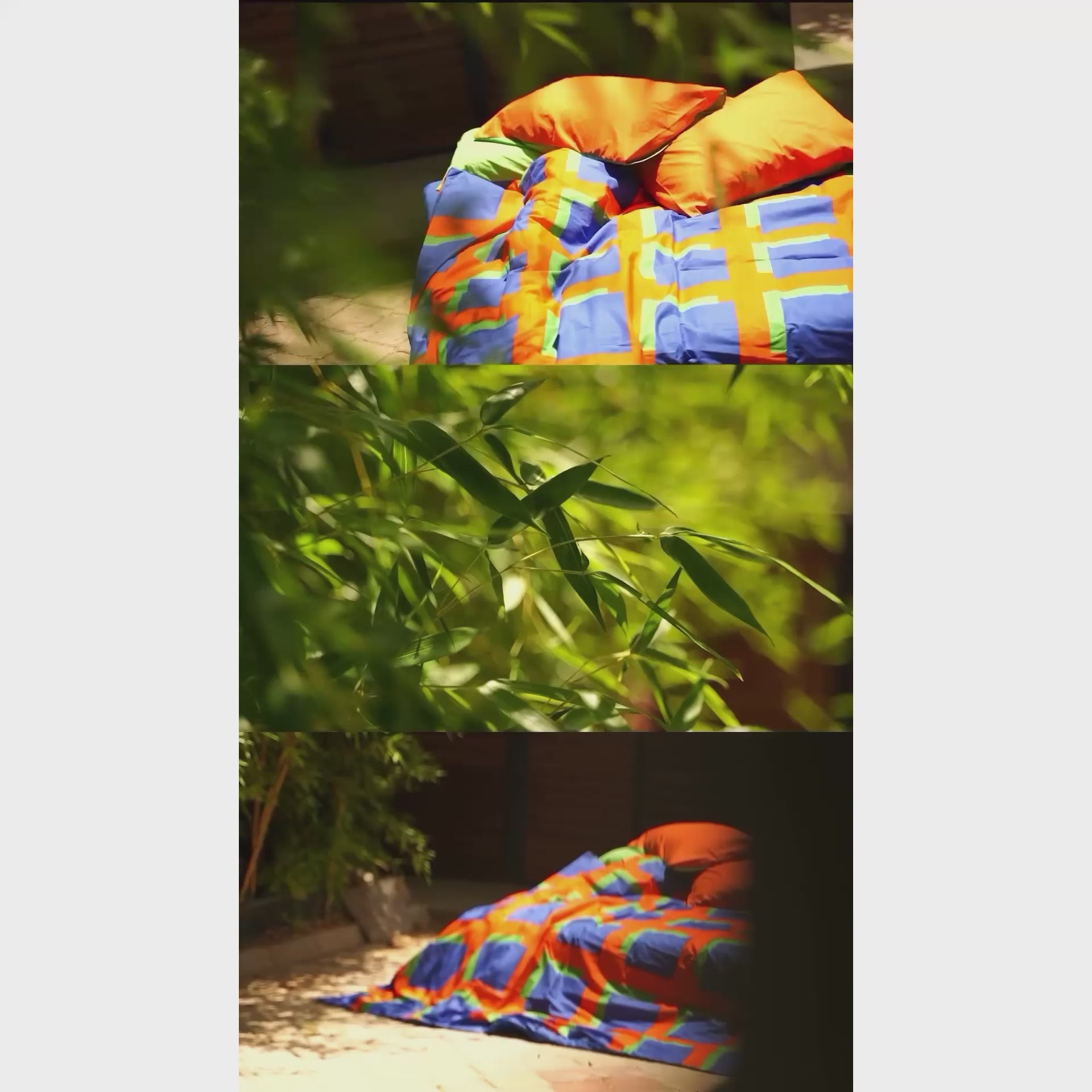 Cozy Home Popping Colors Çift Kişilik Lastikli Çarşaflı Nevresim Takımı Venus Mavi