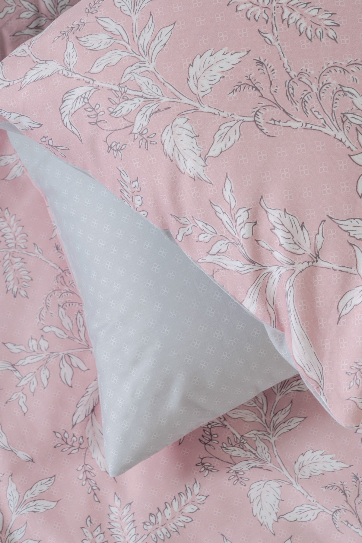 Cotton Box Saten Çift Kişilik Nevresim Takımı Hollis Gri