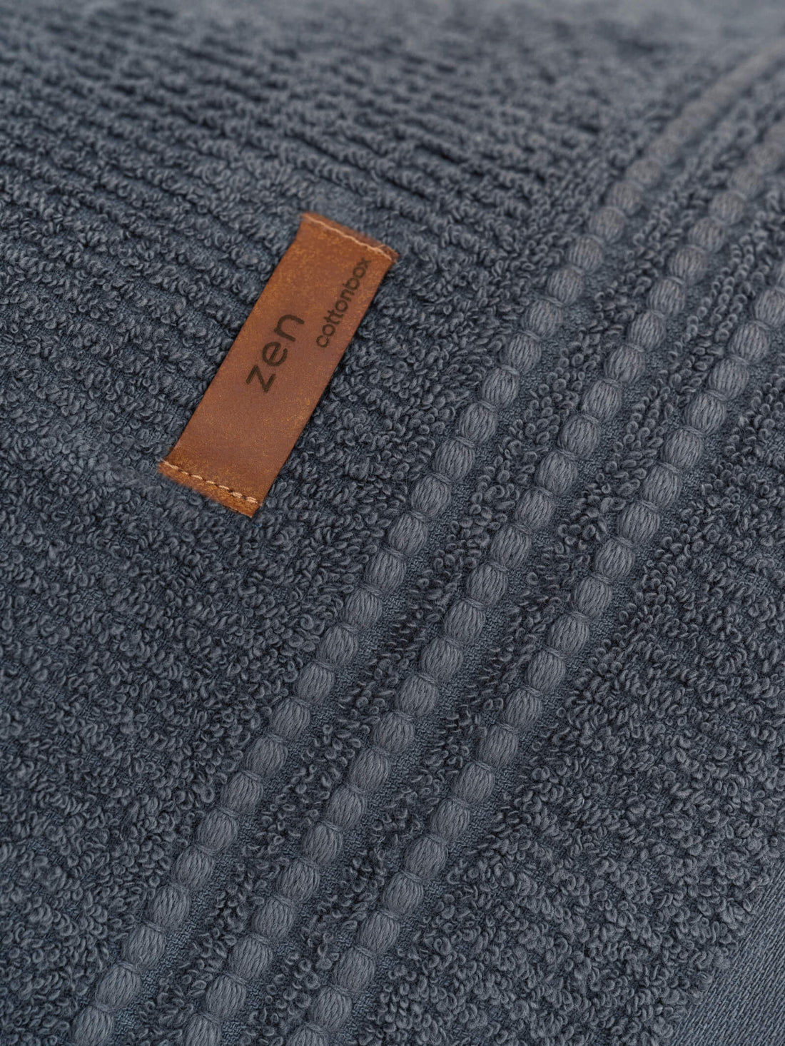 Комплект полотенец для здоровья Cotton Box Zen Anthracite из 100% хлопка