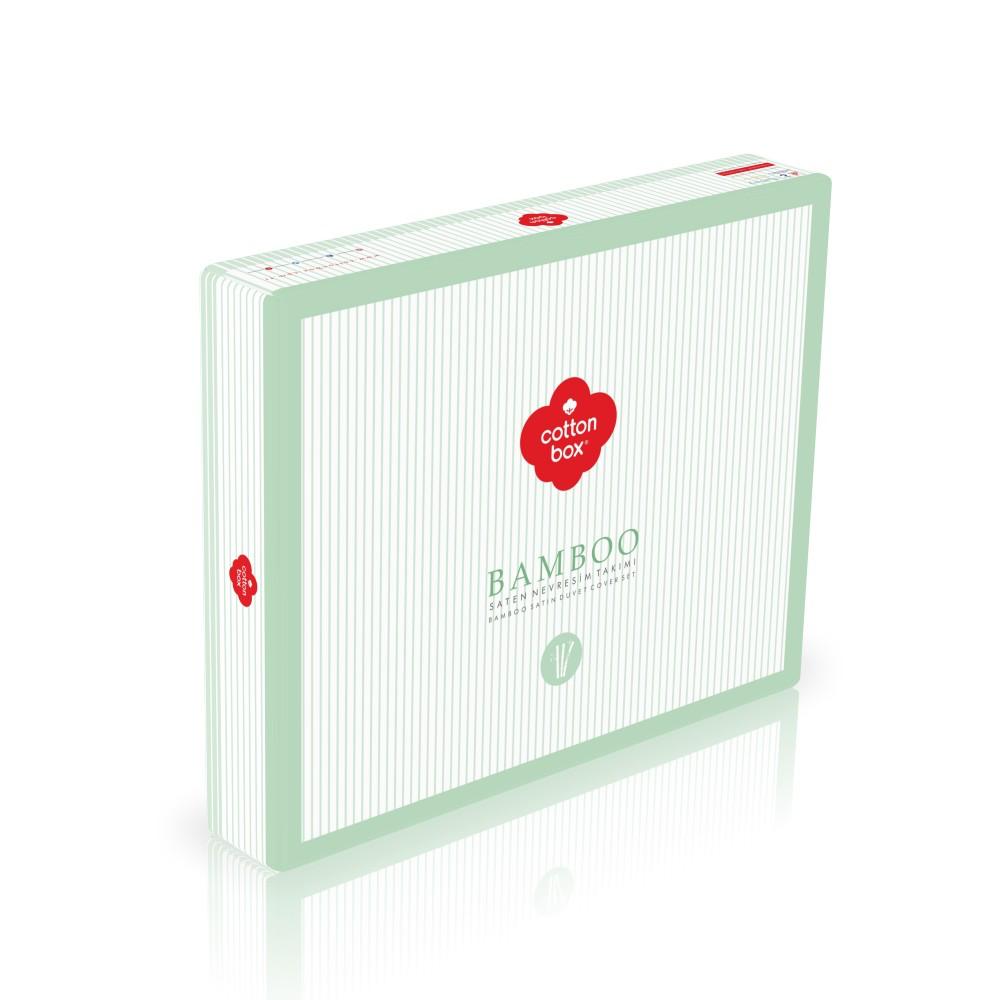 Cotton Box Bambu Çift Kişilik Nevresim Takımı Antrasit