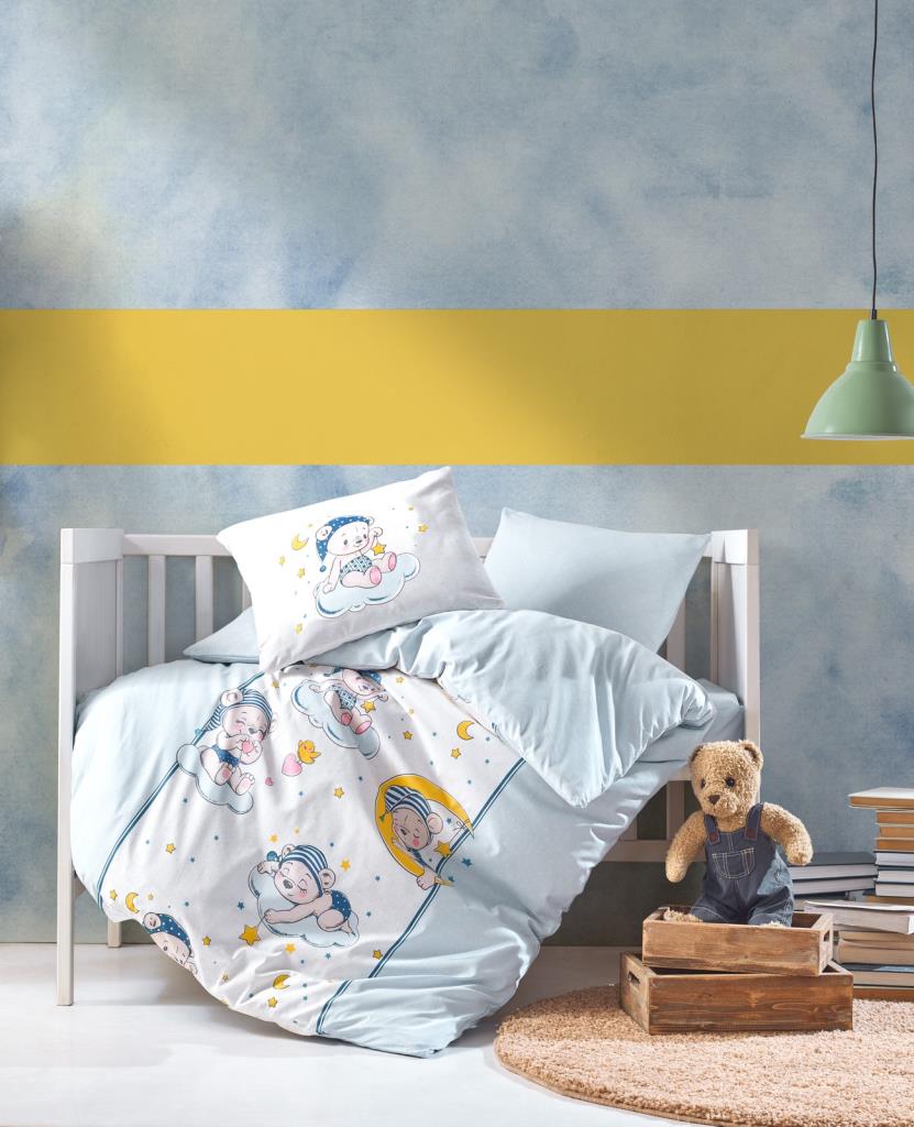 Комплект постельного белья Cotton Box Baby Bear Blue