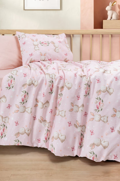 Cotton Box Bebek Nevresim Takımı Mopsy Somon