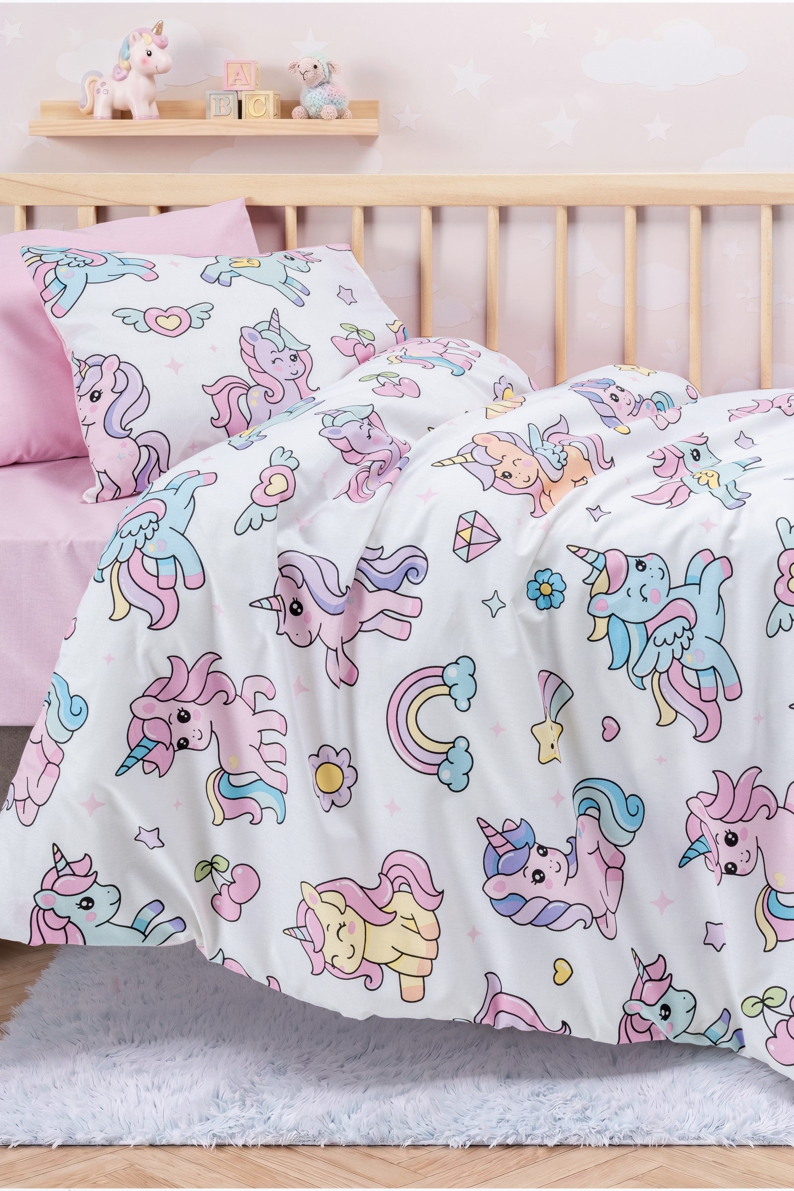 Cotton Box Bebek Nevresim Takımı Sparky Pembe