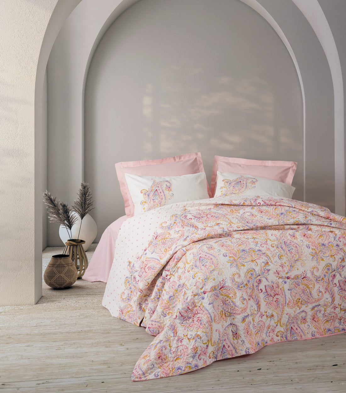 Cotton Box Bohemian Double Complete Set Muna Pink