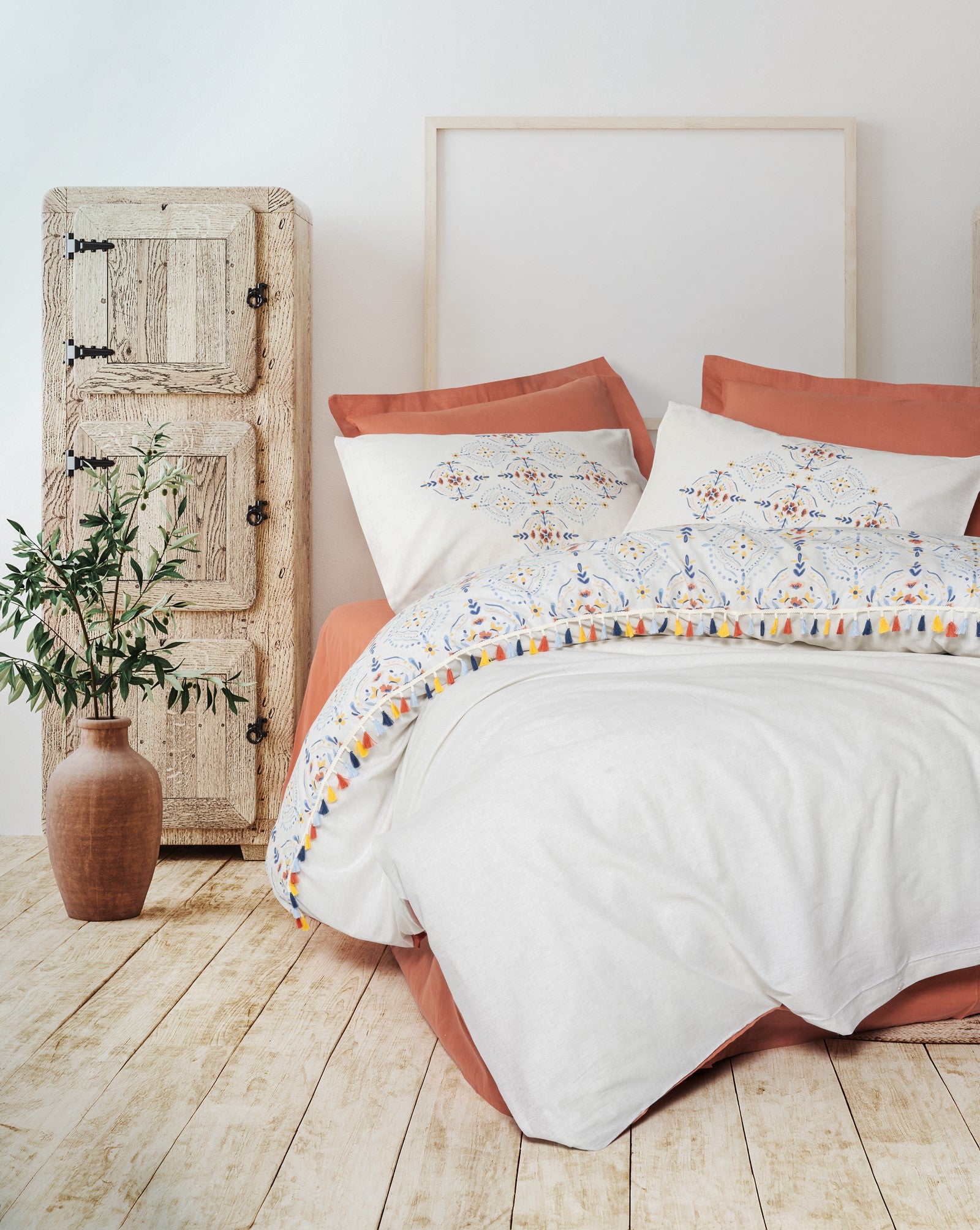 Комплект пододеяльников Cotton Box Candy для одного человека Milis Tile