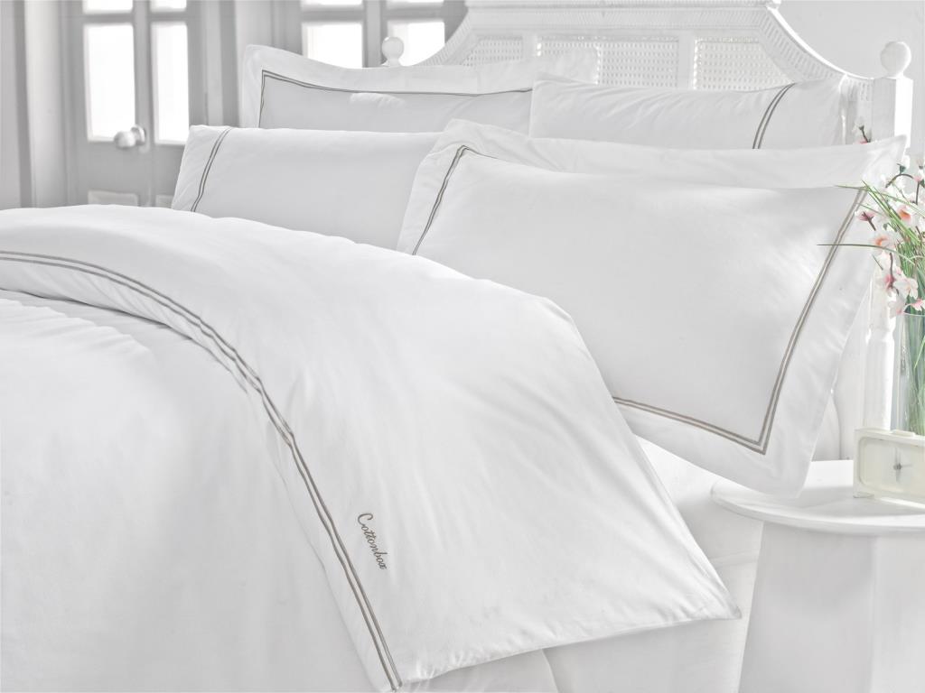 Cotton Box Double Duvet Cover Set Classic - Mehveş