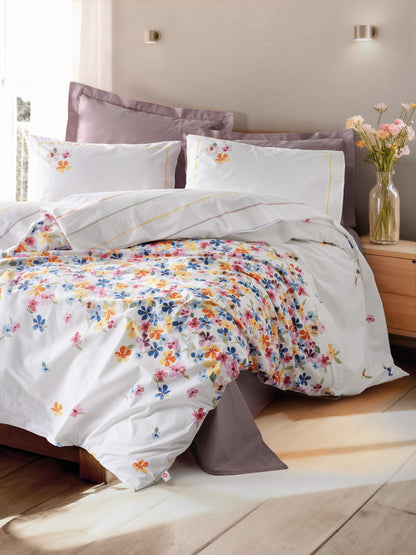 Cotton Box Çift Kişilik Nevresim Takımı Flurry Lila
