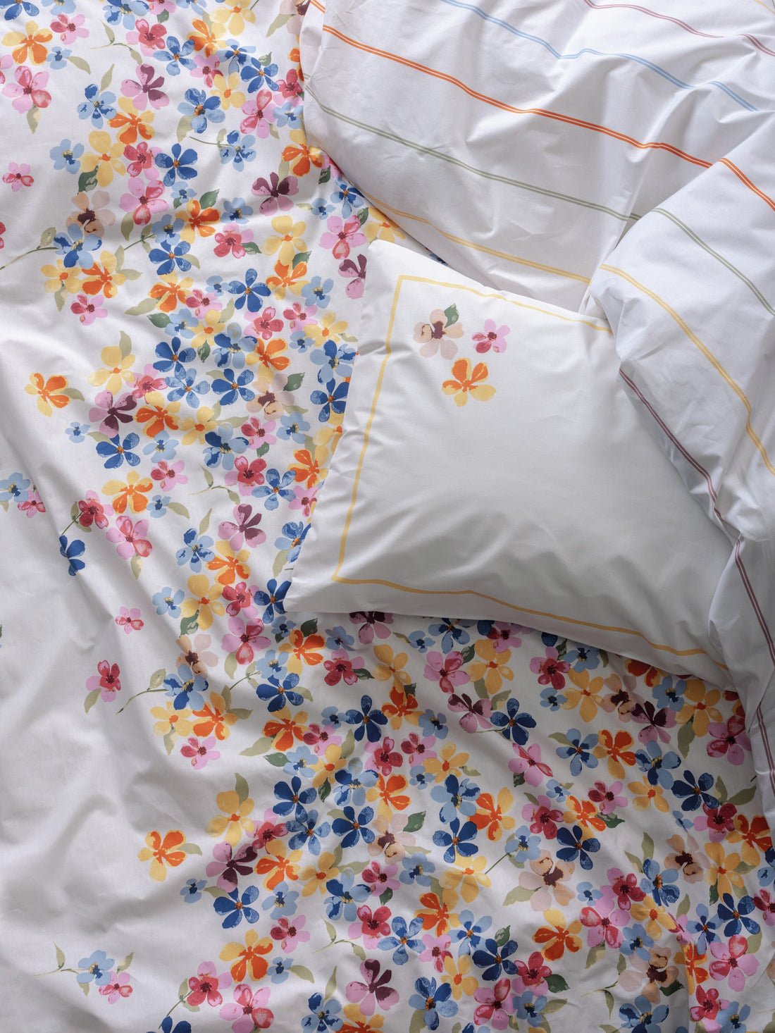 Cotton Box Double Duvet Cover Set Flurry Lila