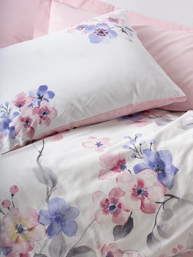 Cotton Box Double Duvet Cover Set Jayda Pink