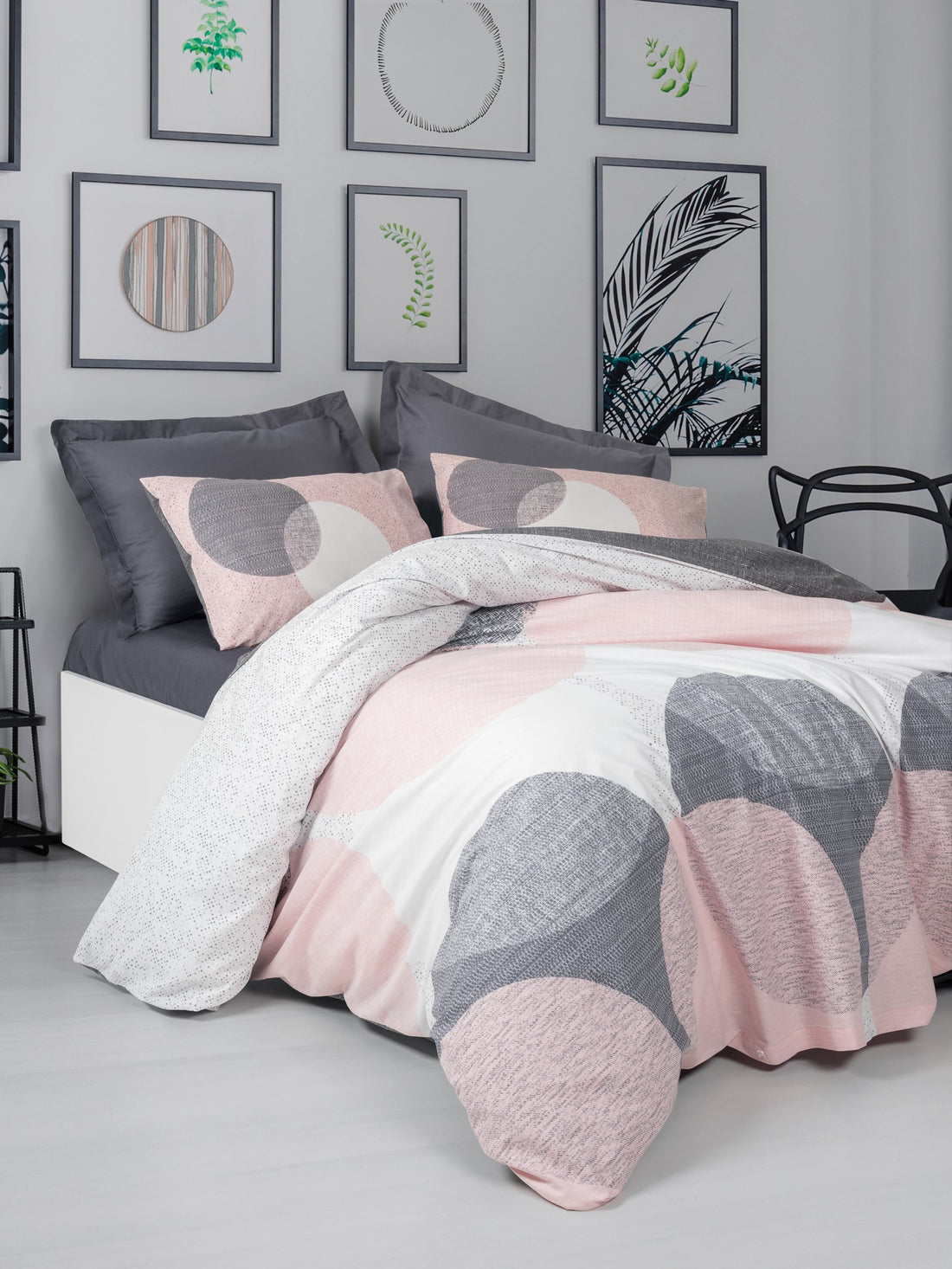 Cotton Box Çift Kişilik Nevresim Takımı Leron Gri